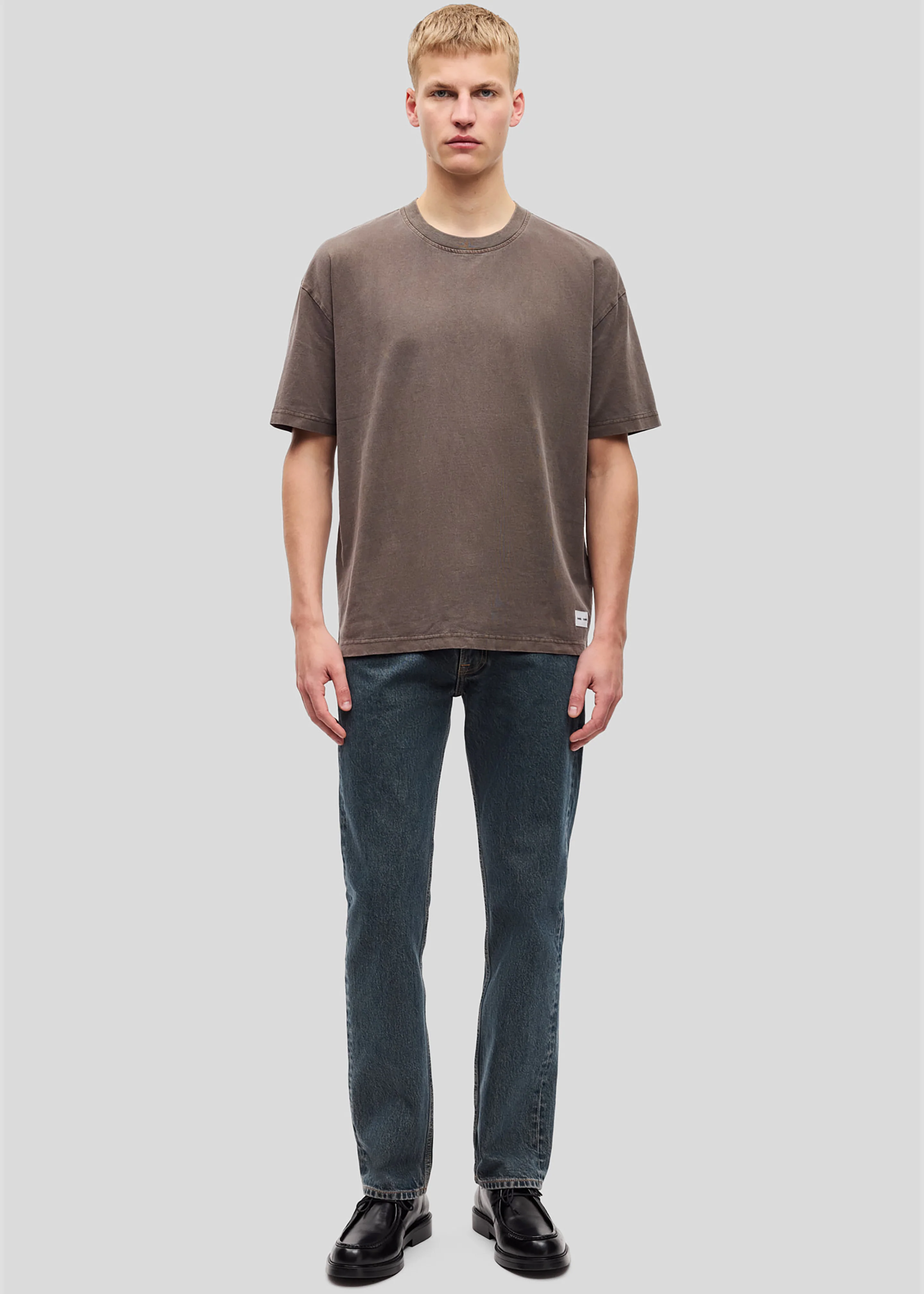 Samsøe Samsøe Sapigment T-Shirt - Turkish Coffee - Image 4