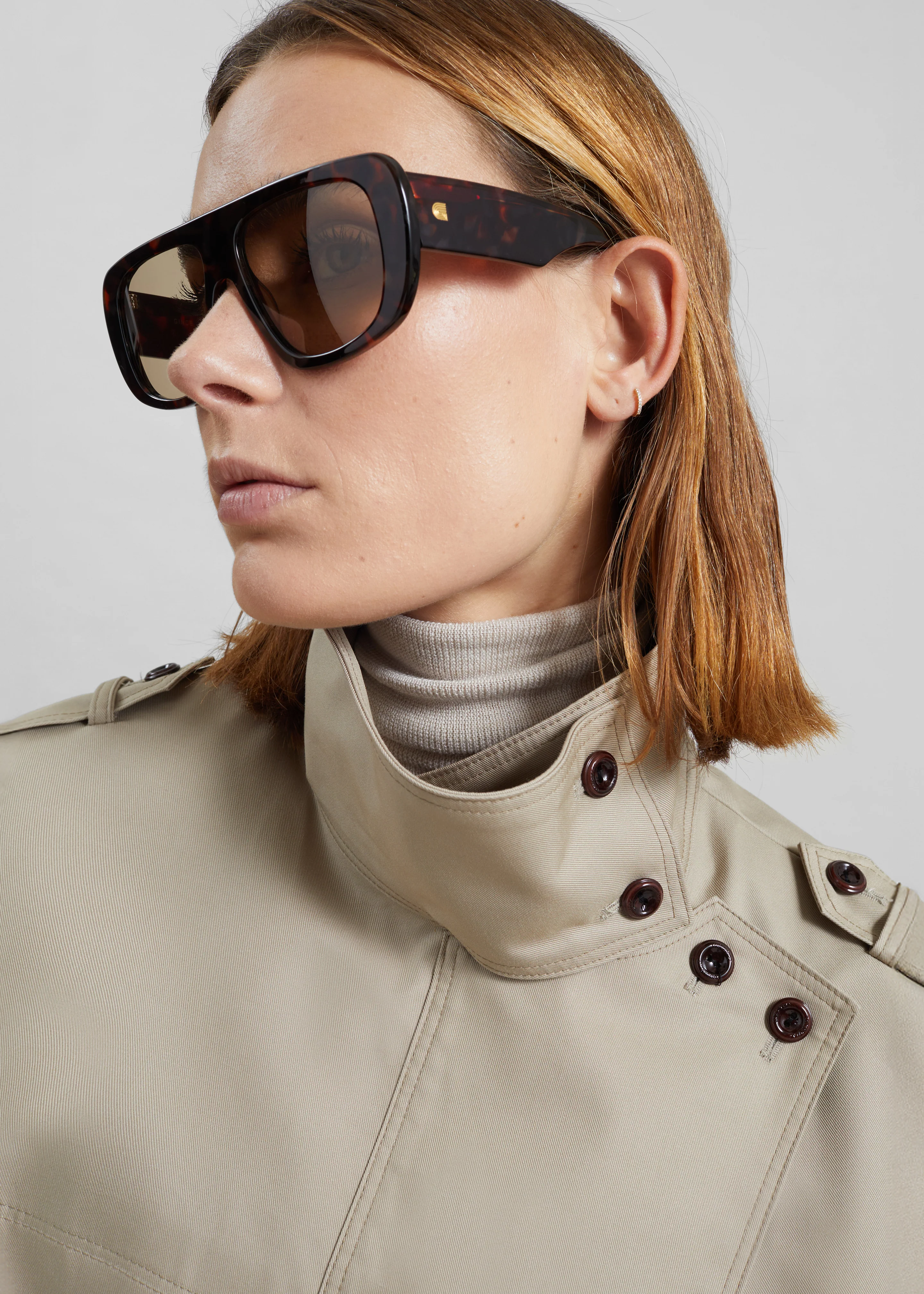 Schagen Short Trench - Beige - Image 3
