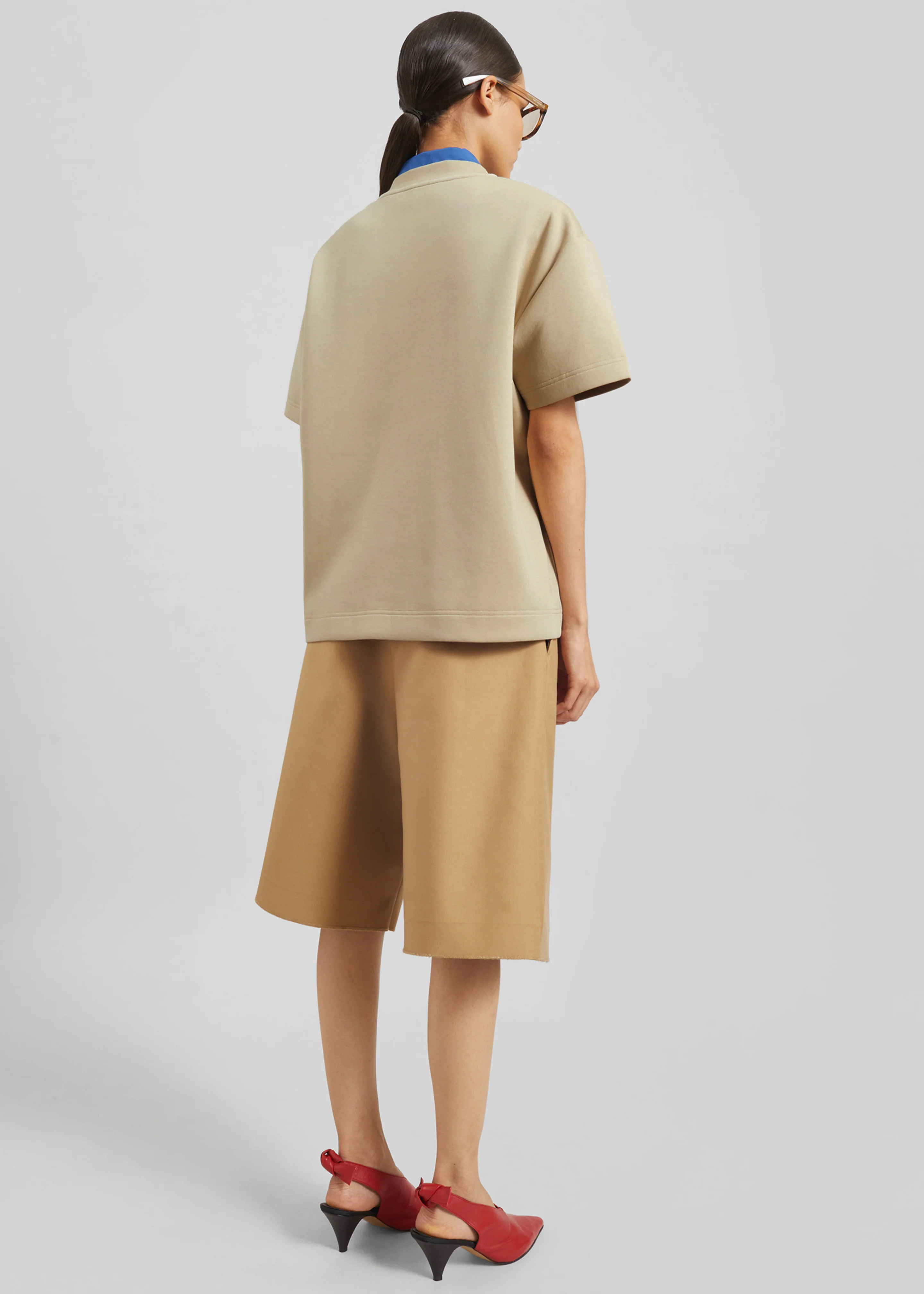 Scoob Boxy T-Shirt - Beige - Image 6