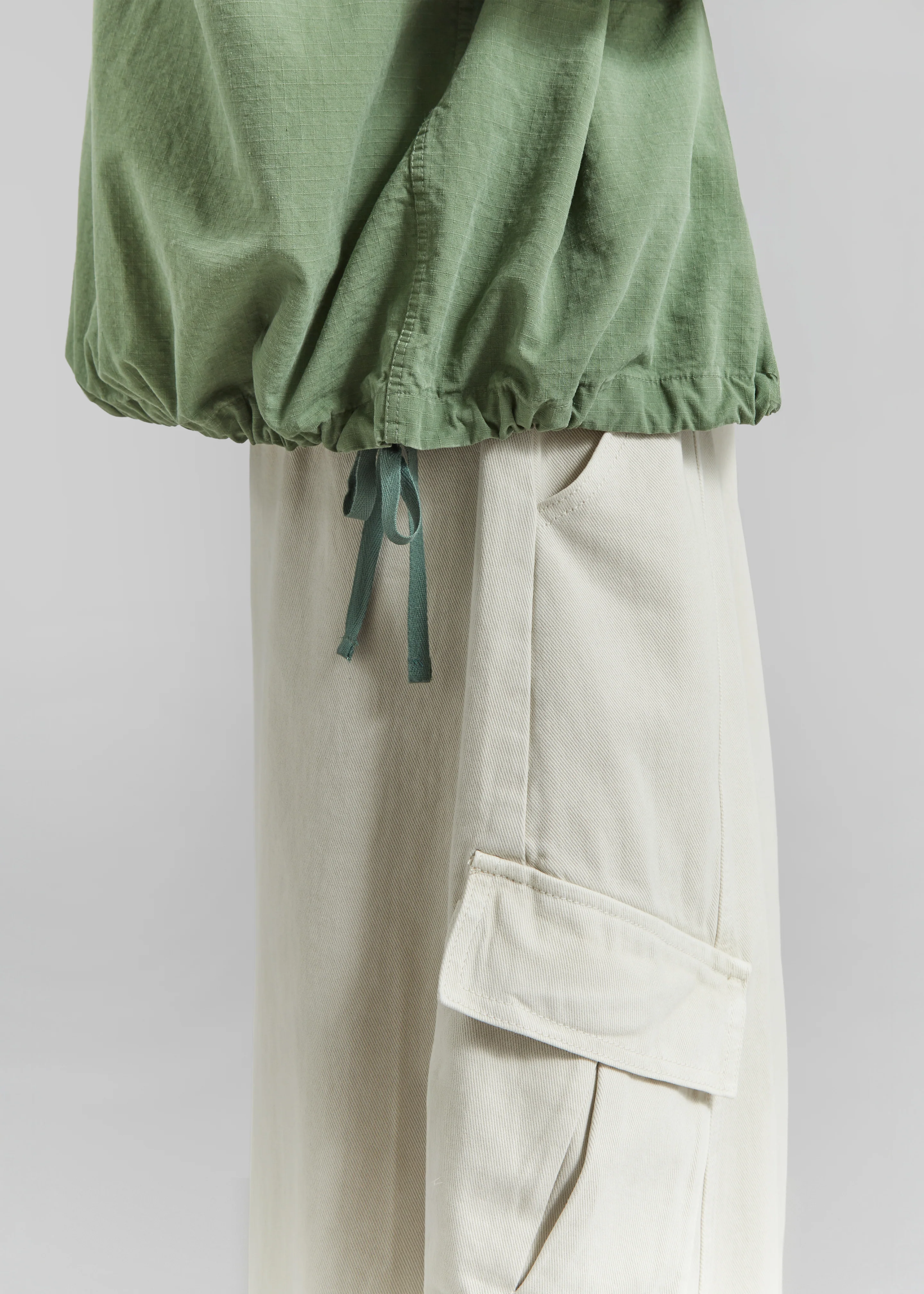 Seb Cargo Shirt - Army Green - Image 14