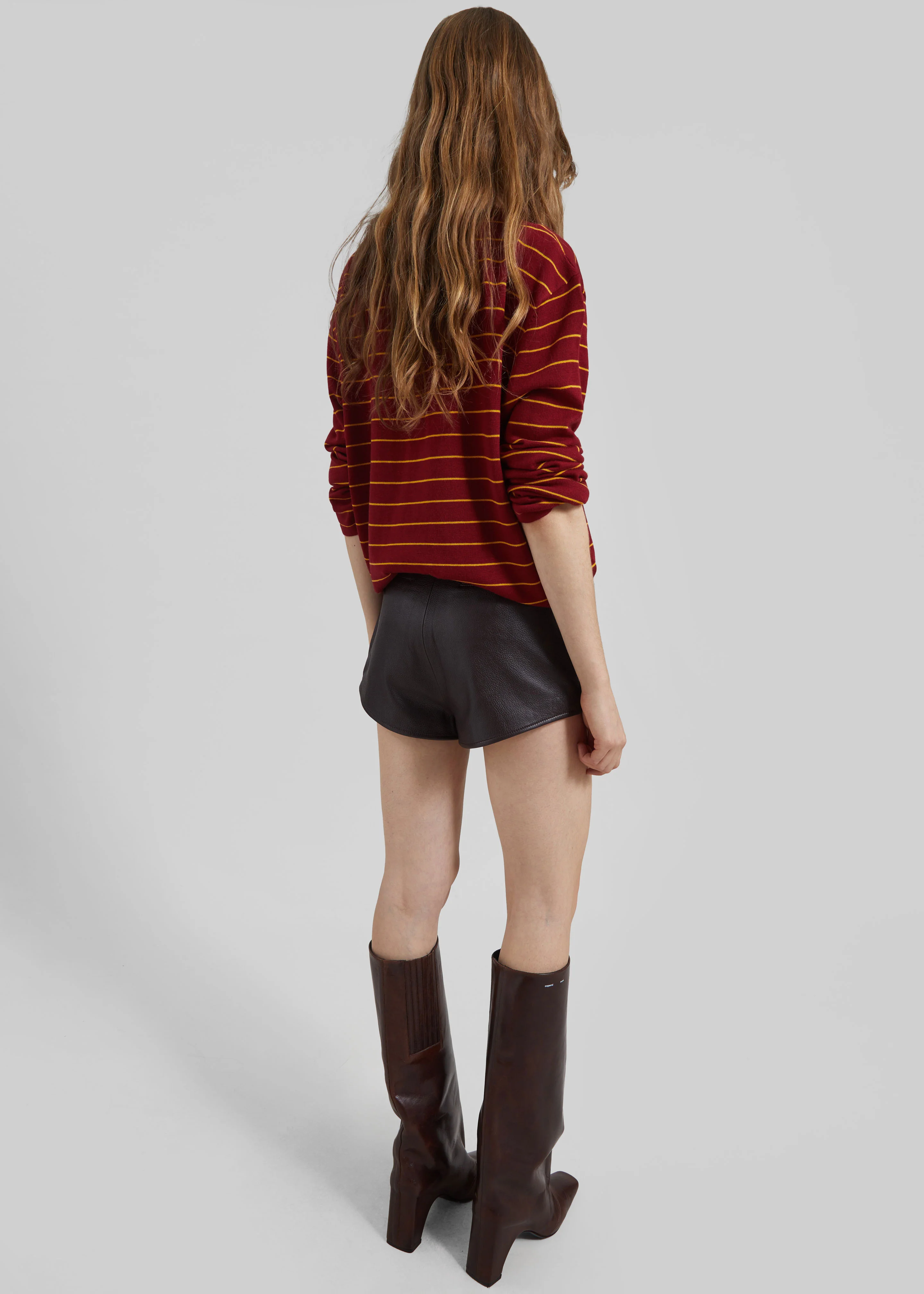 Sena Knit Pullover - Red/Yellow Stripe - Image 8