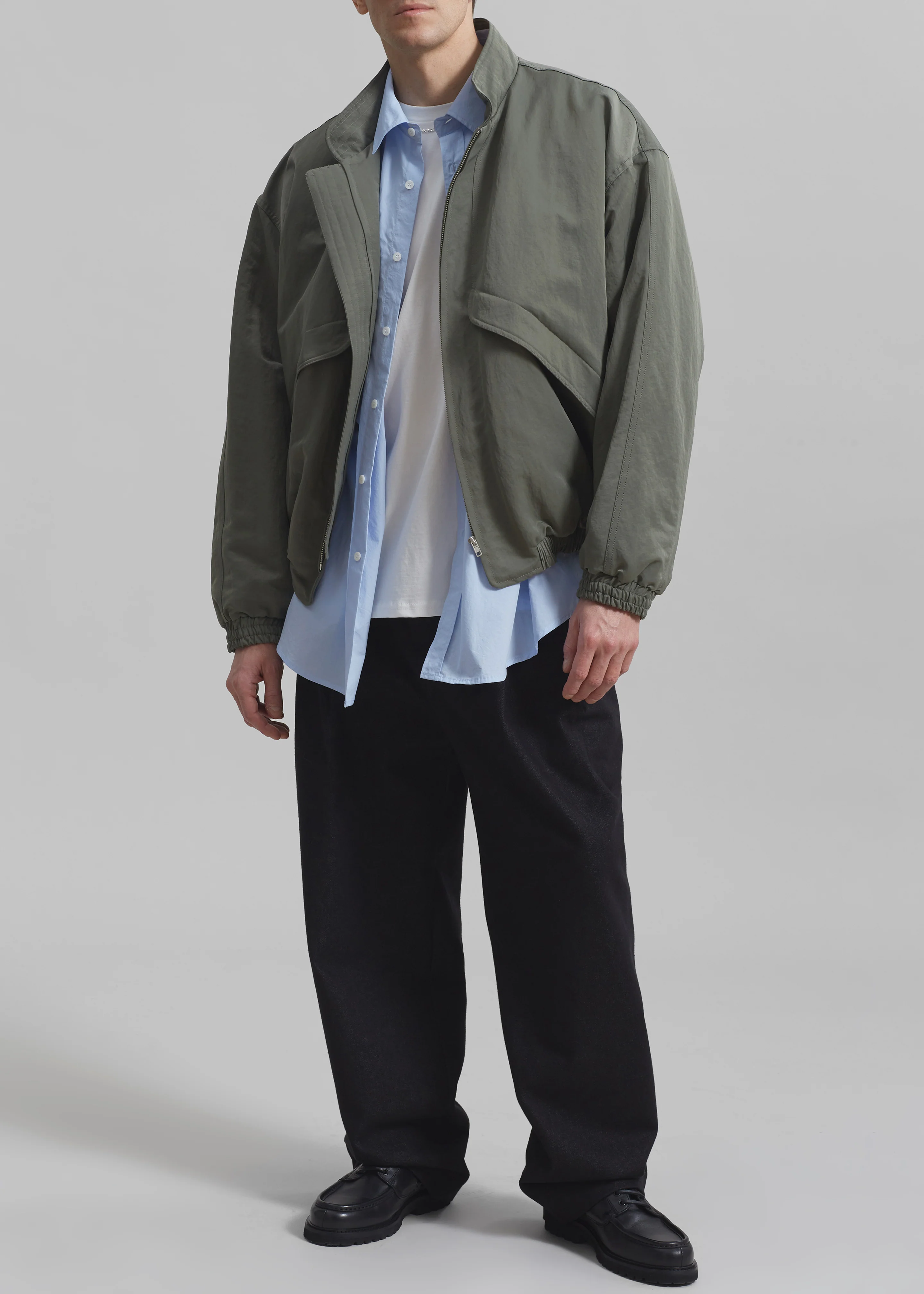 Seth Oversized Jacket - Khaki - Image 12