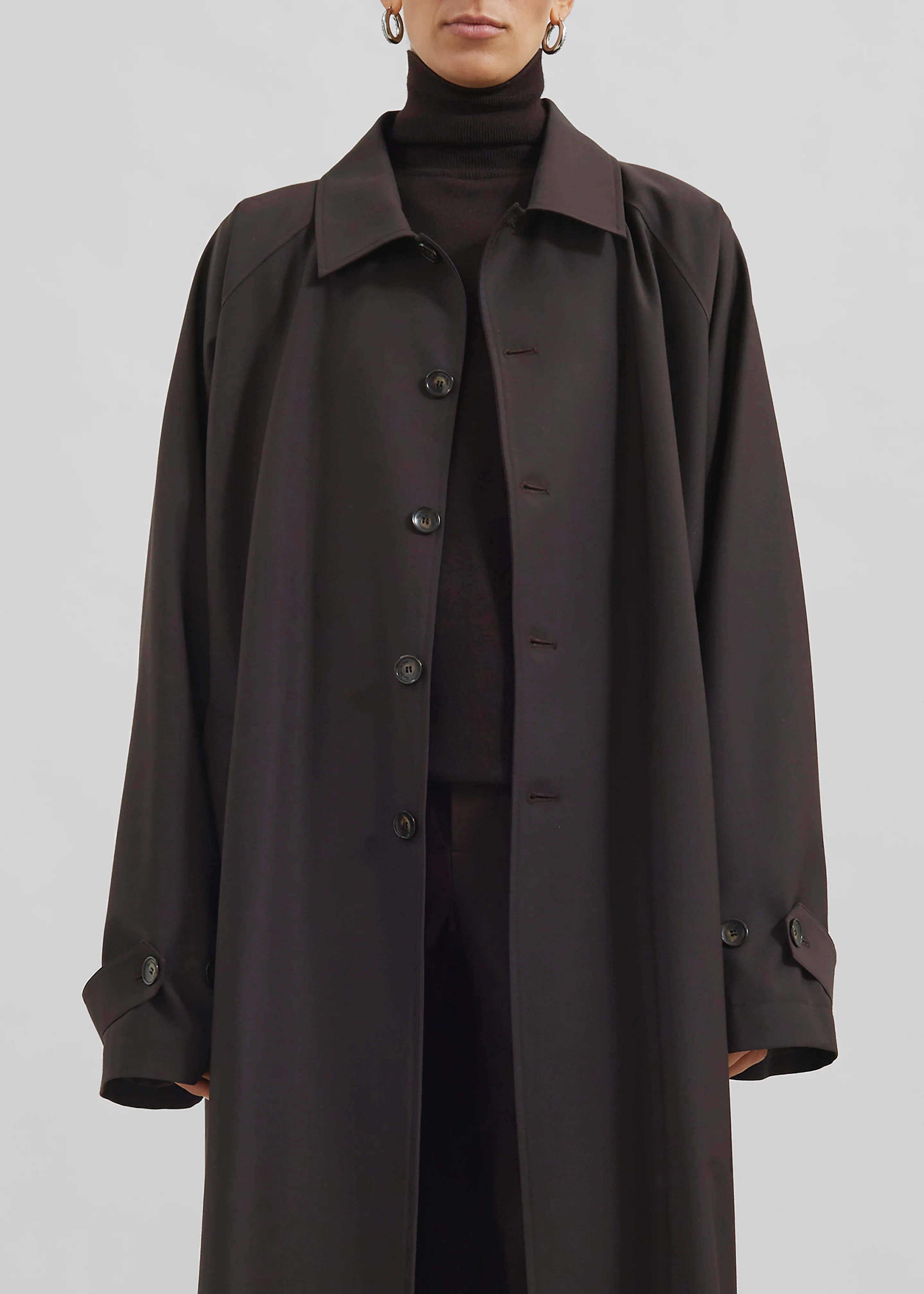Shay Trench Coat - Brown - Image 10