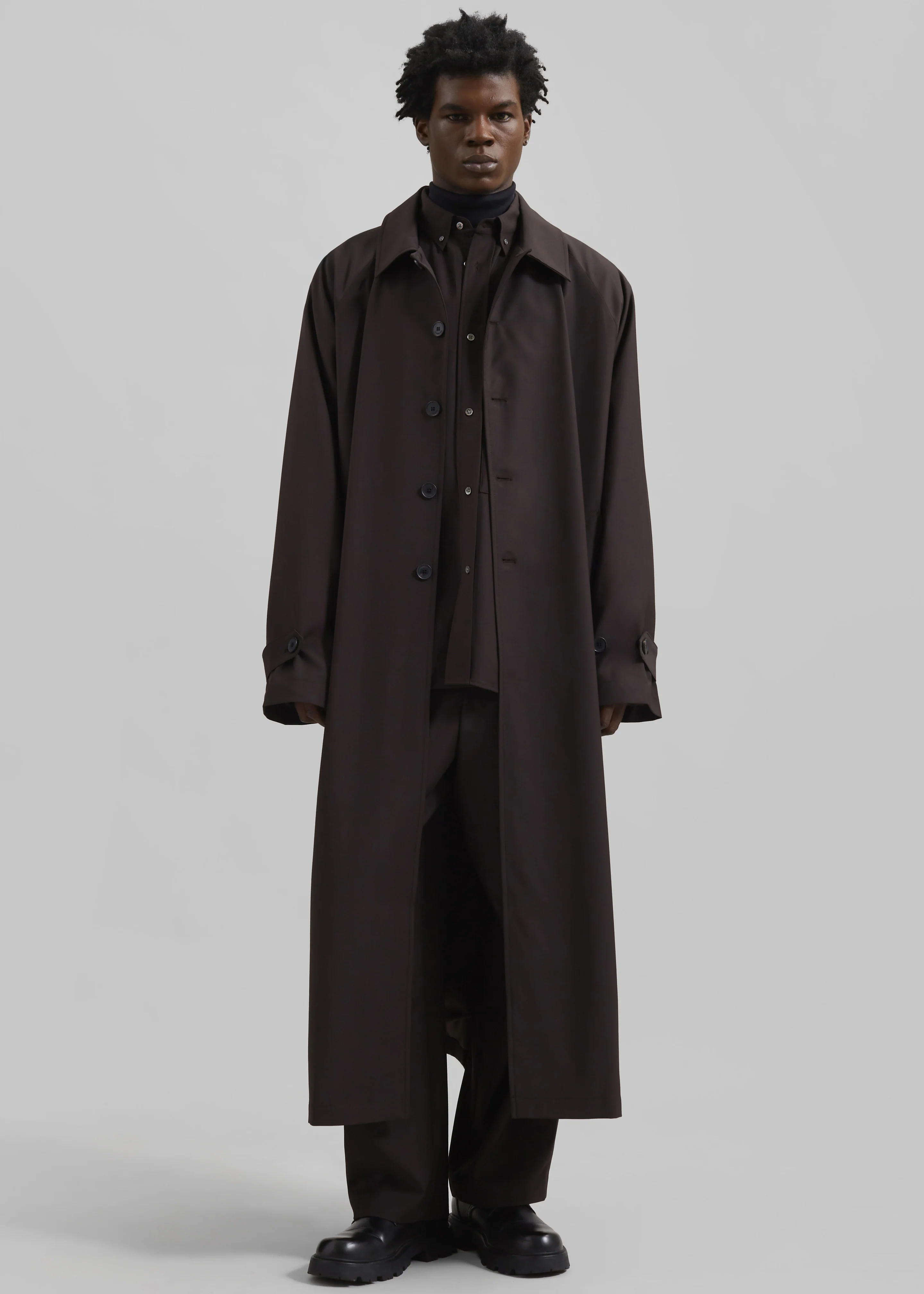 Shay Trench Coat - Brown - Image 12