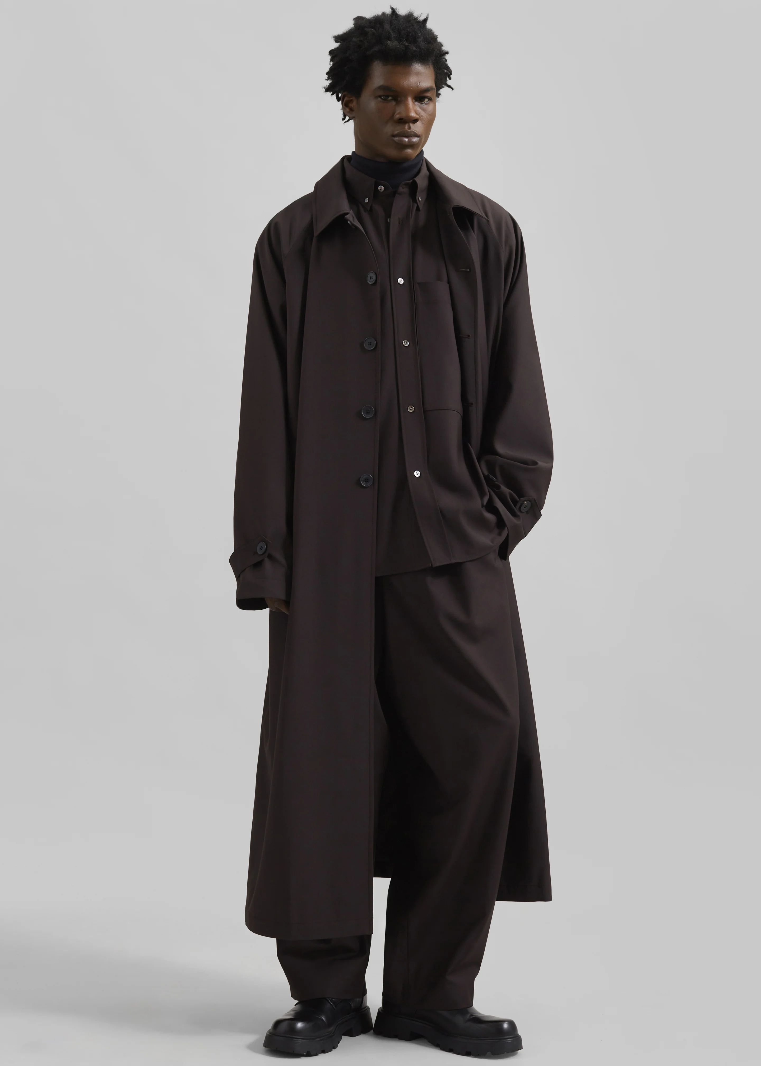 Shay Trench Coat - Brown - Image 15