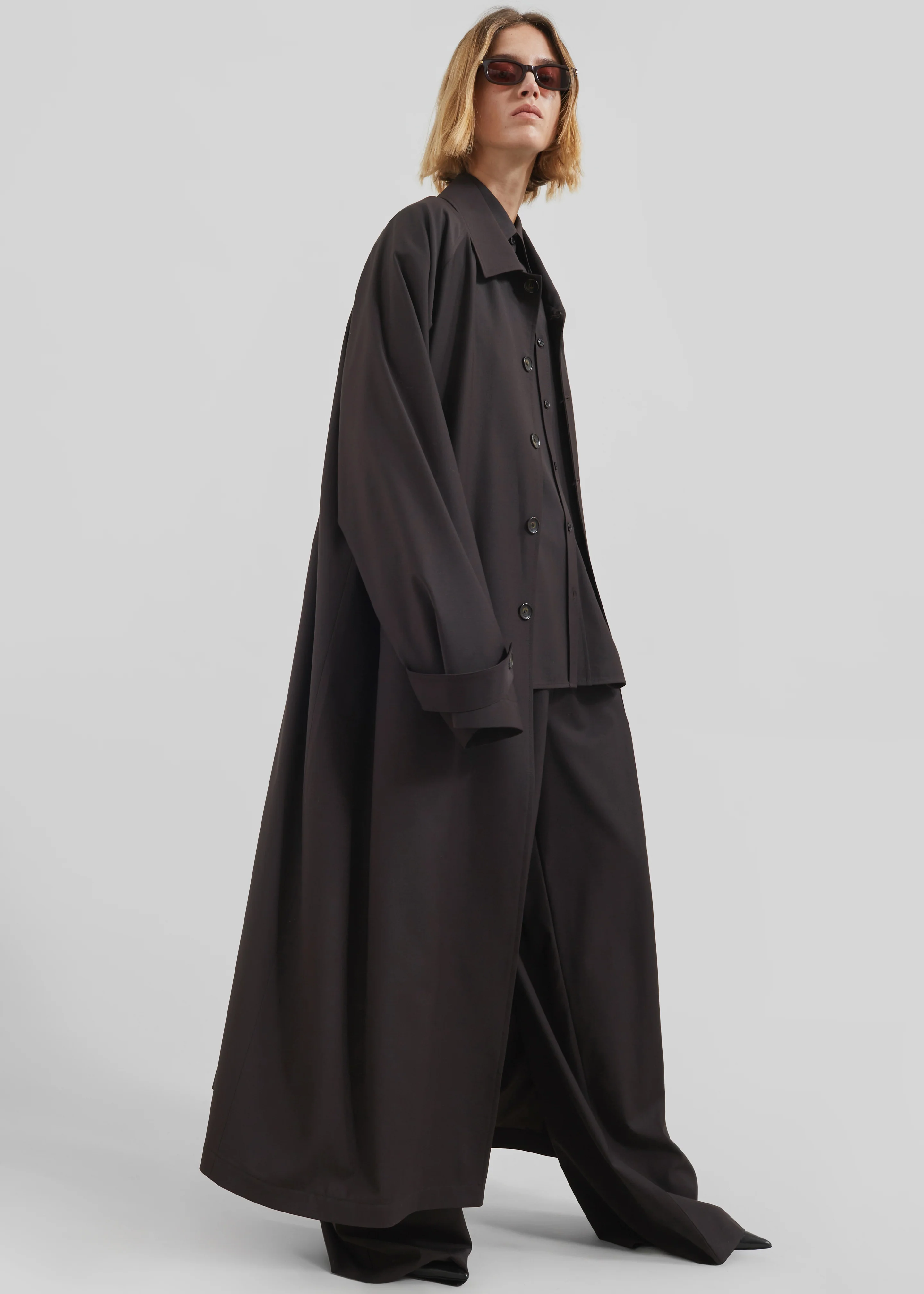 Shay Trench Coat - Brown - Image 5