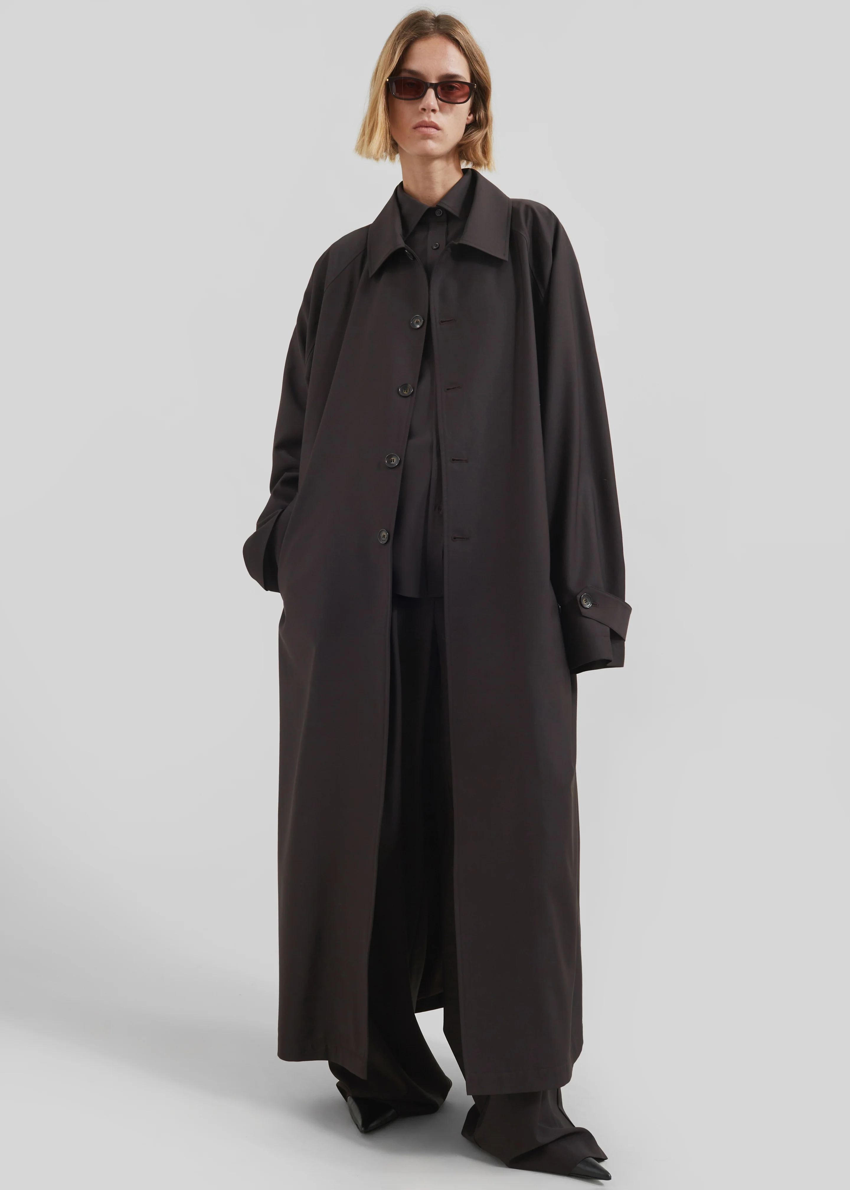 Shay Trench Coat - Brown - Image 8