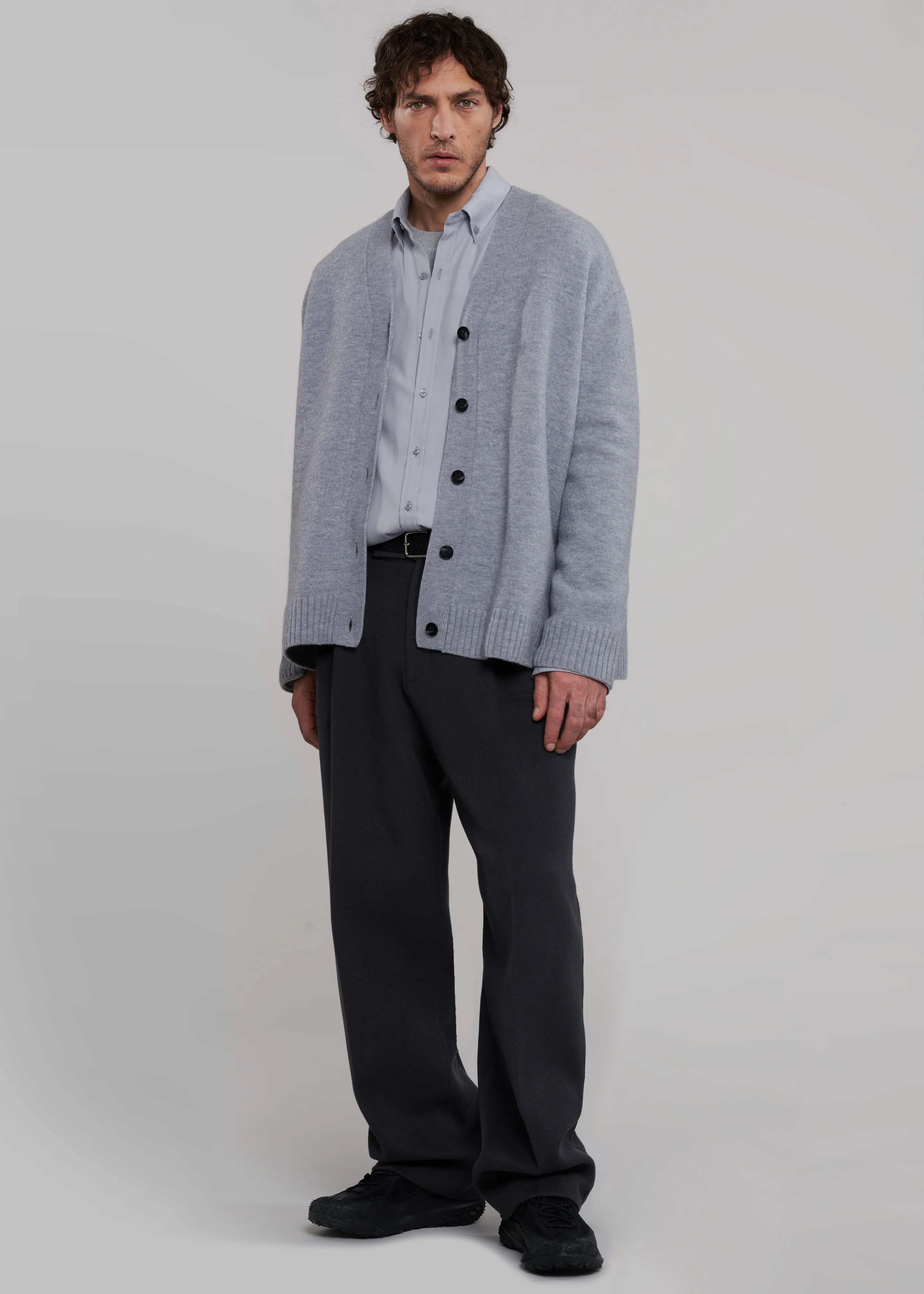 Sinclair Oxford Shirt - Grey - Image 6