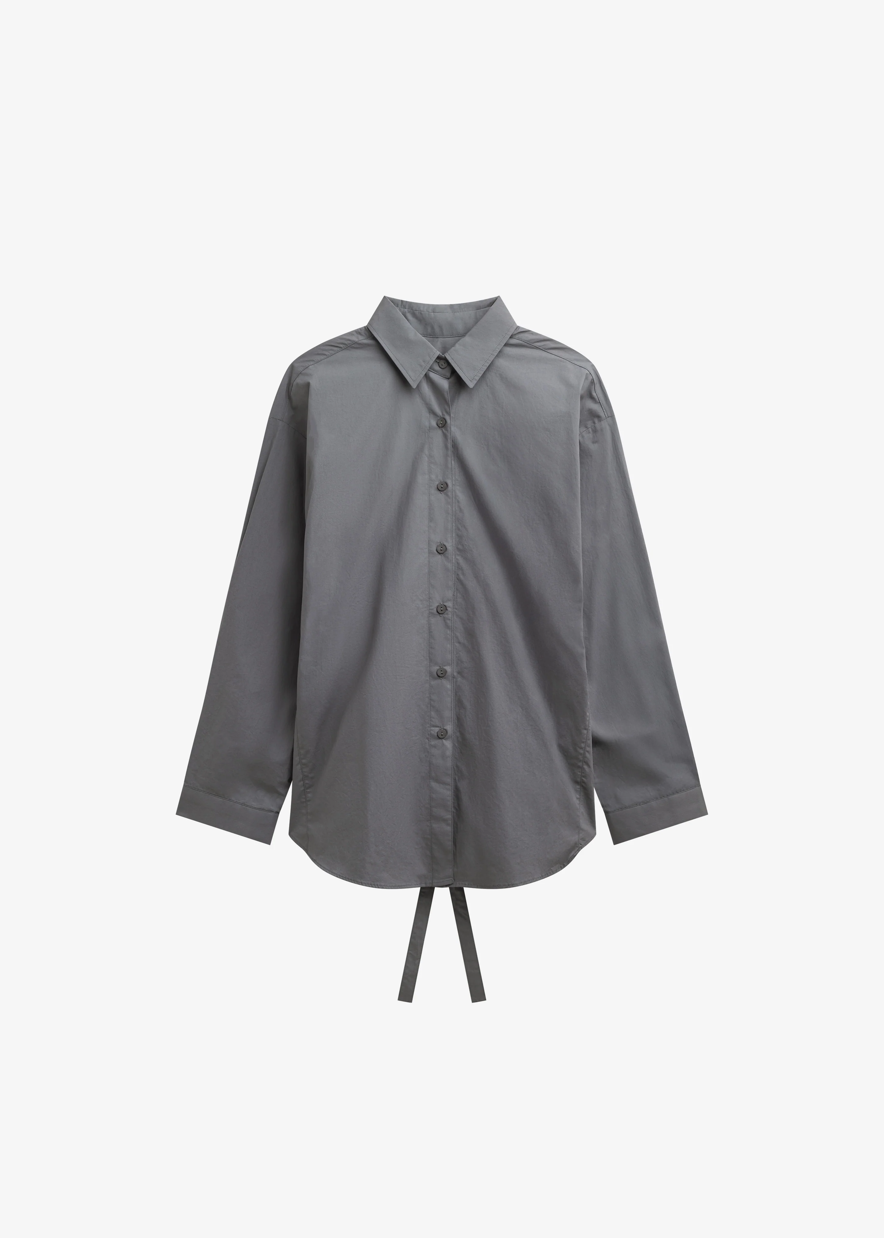 Skara Belted Shirt - Slate Grey - Image 7