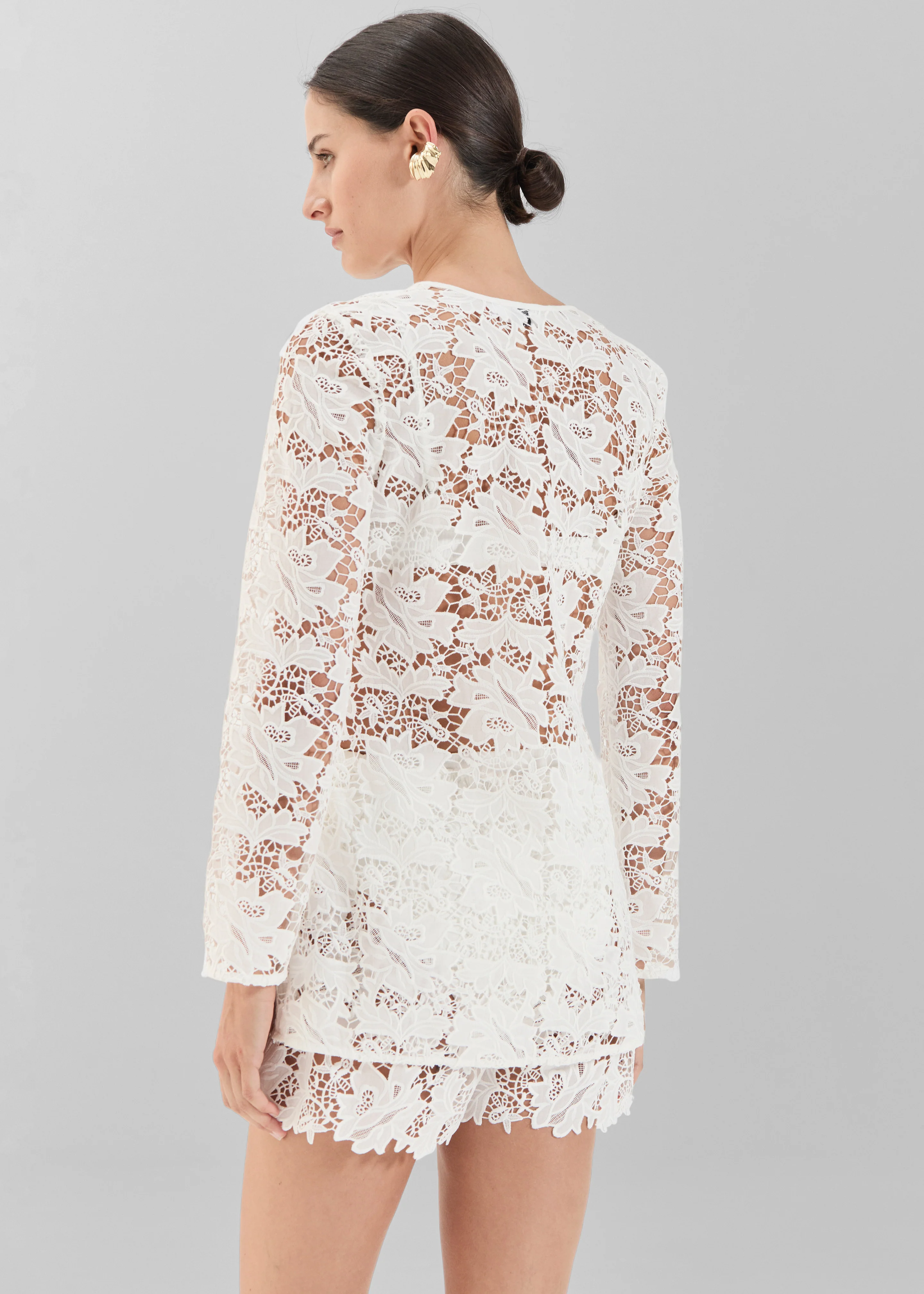 Solaqua Bonnie Shorts - Ivory - Image 5