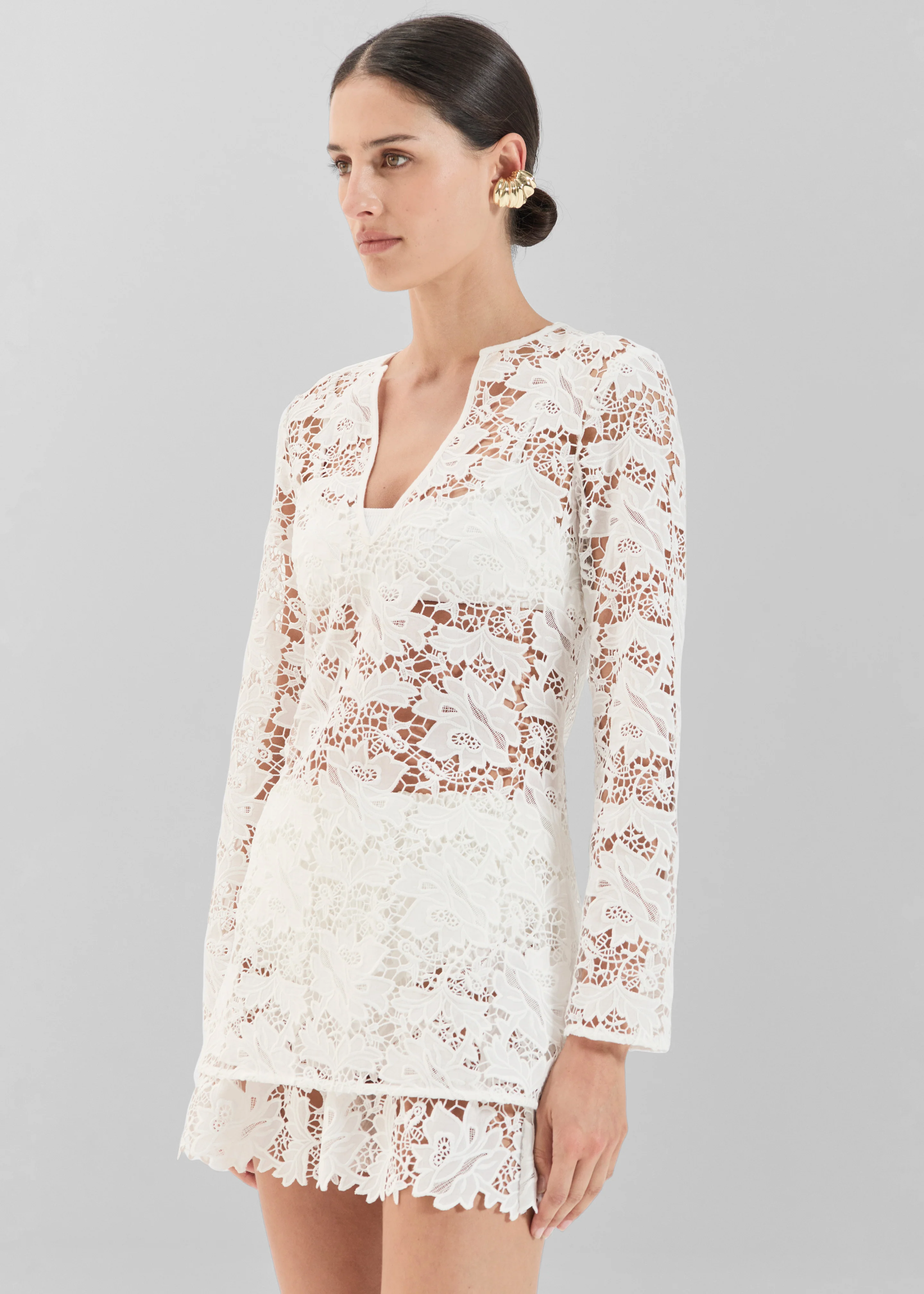 Solaqua Daphne Tunic - Ivory - Image 4