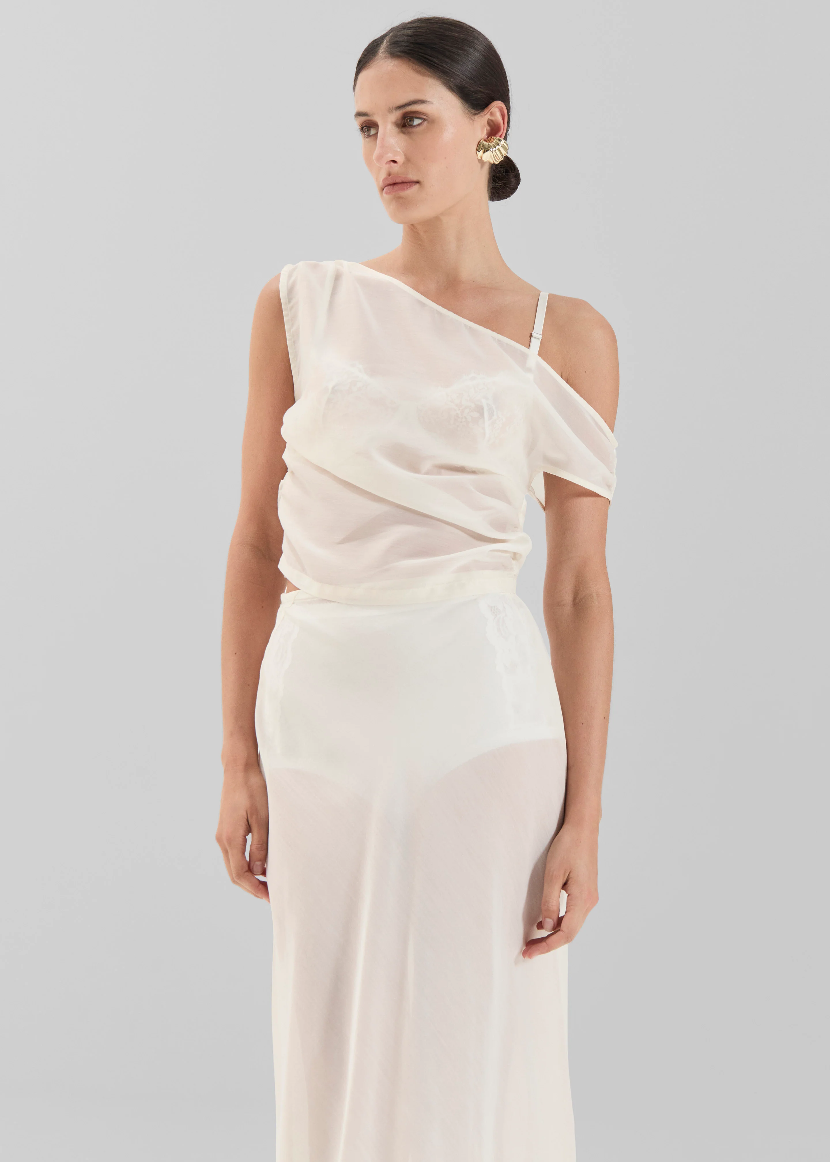 Solaqua Francesca Skirt - Ivory - Image 6