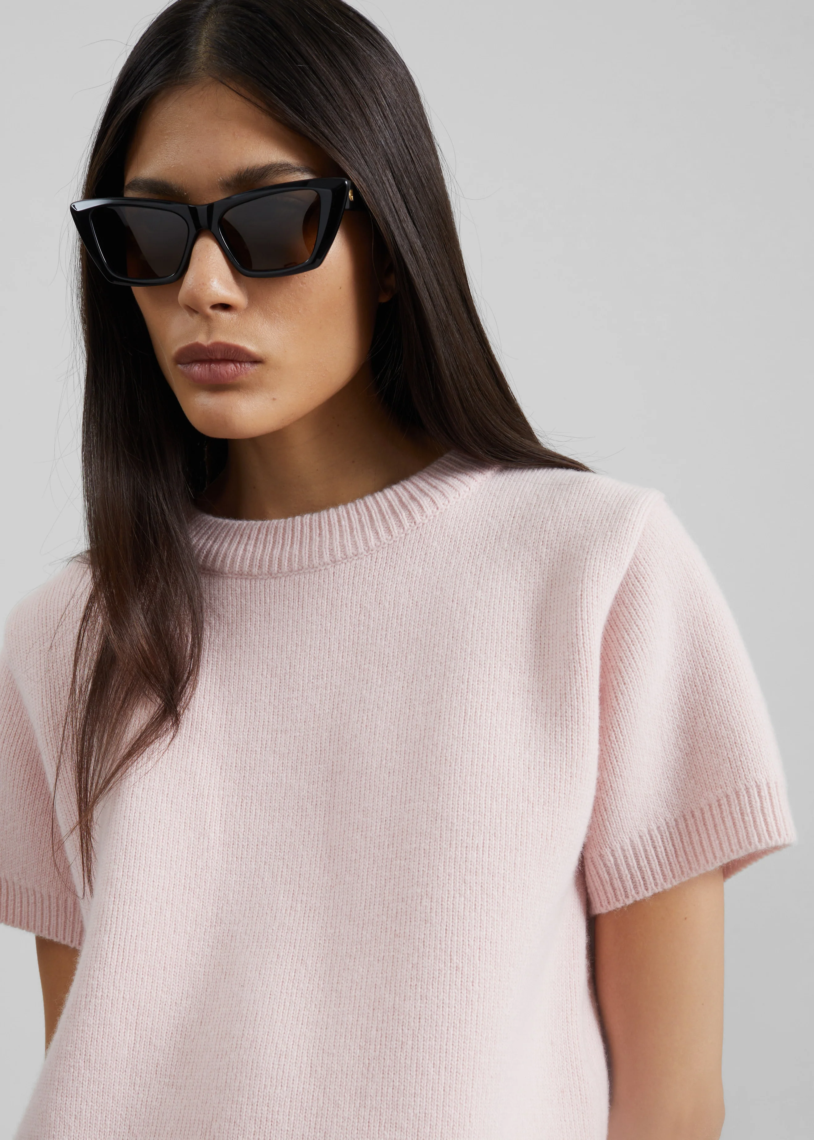 Sona Wool Knit Top - Pink - Image 2