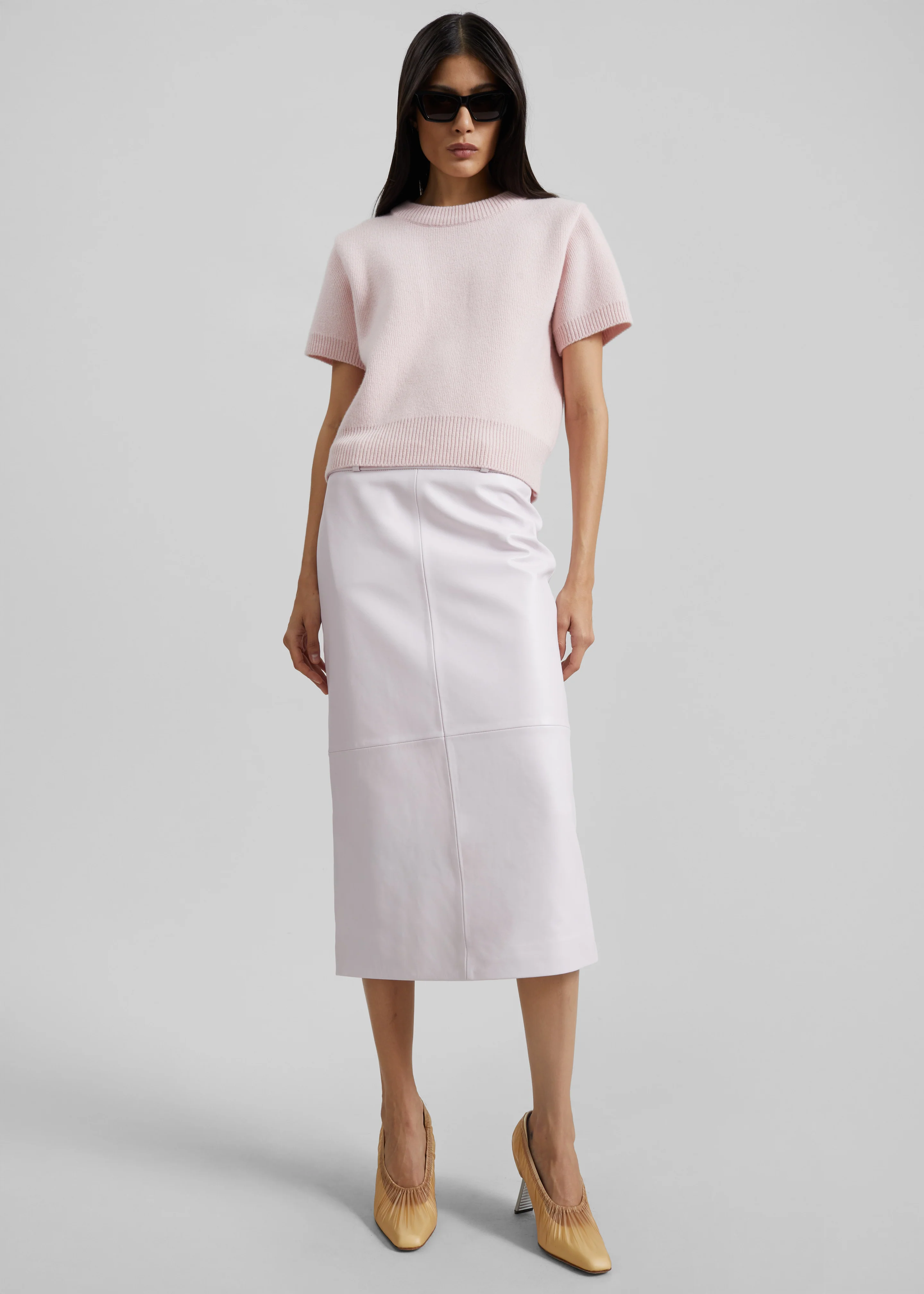 Sona Wool Knit Top - Pink - Image 4