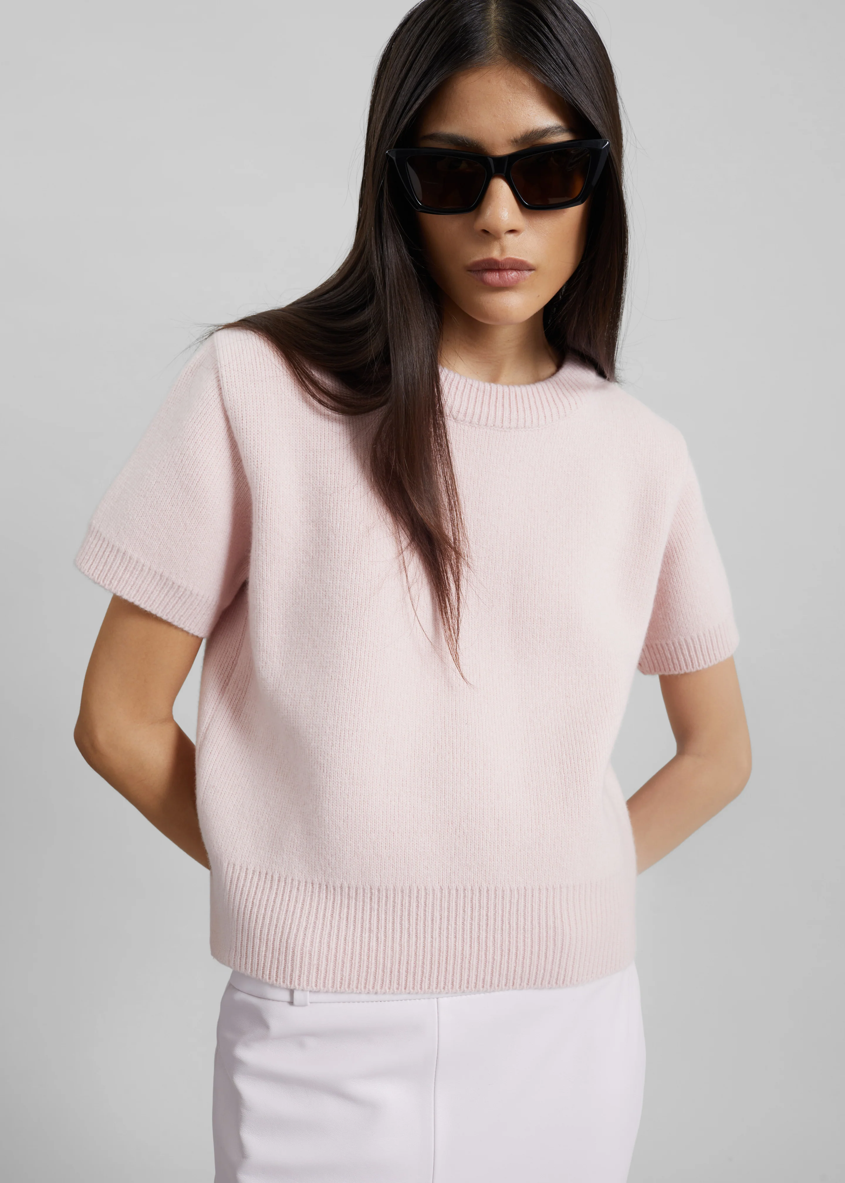 Sona Wool Knit Top - Pink - Image 5