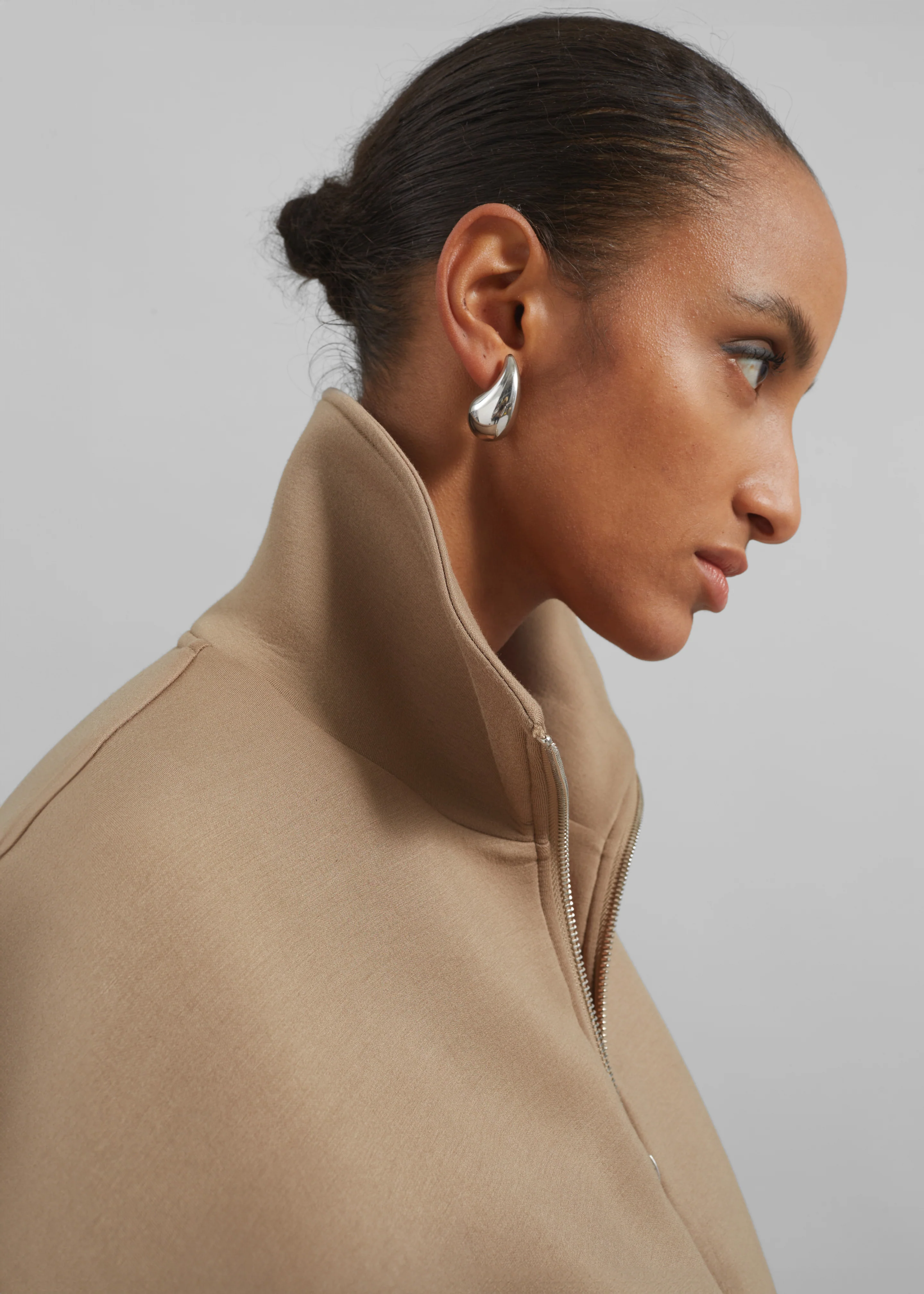 Sorelle Peplum Jacket - Camel - Image 6