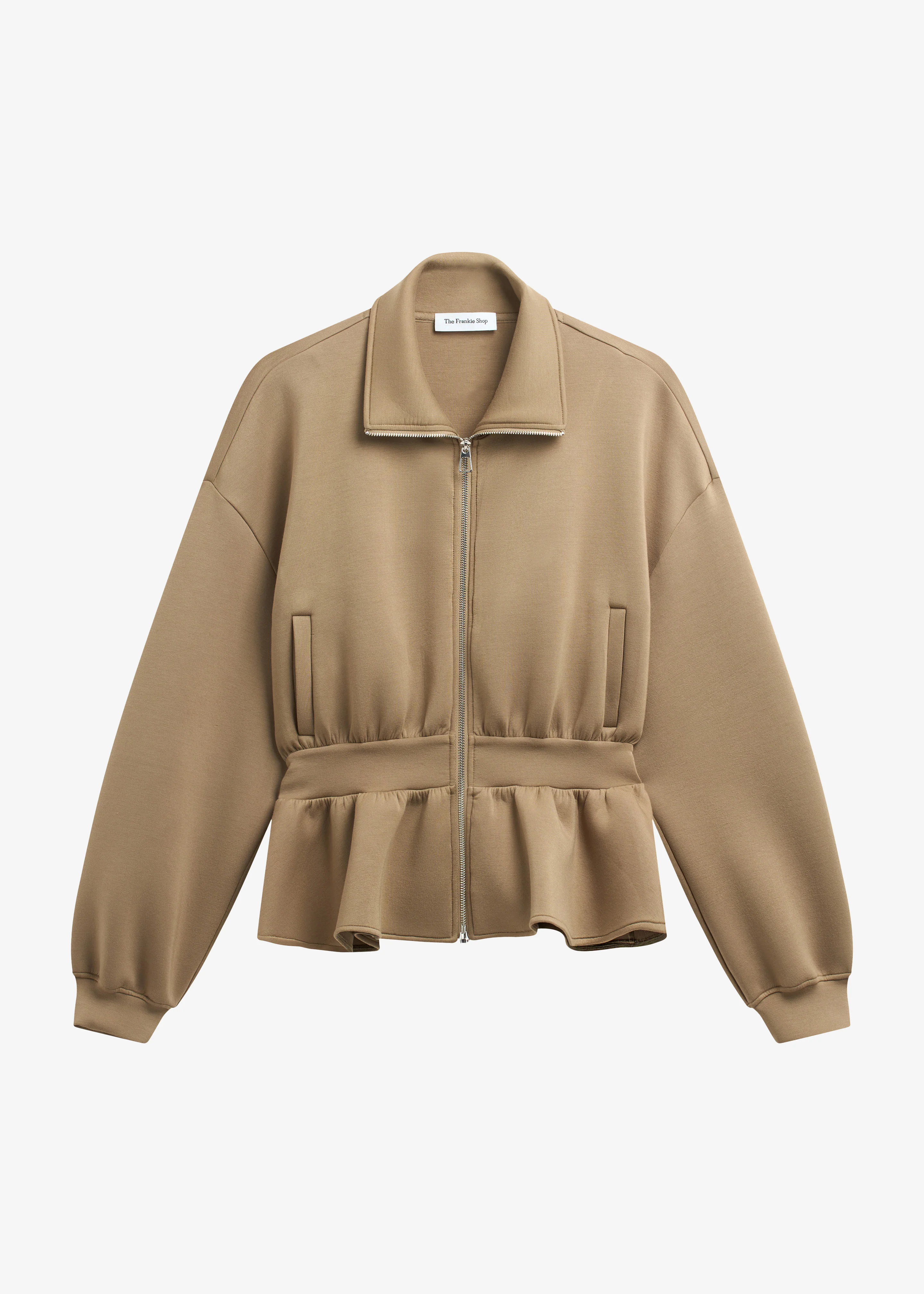 Sorelle Peplum Jacket - Camel - Image 8