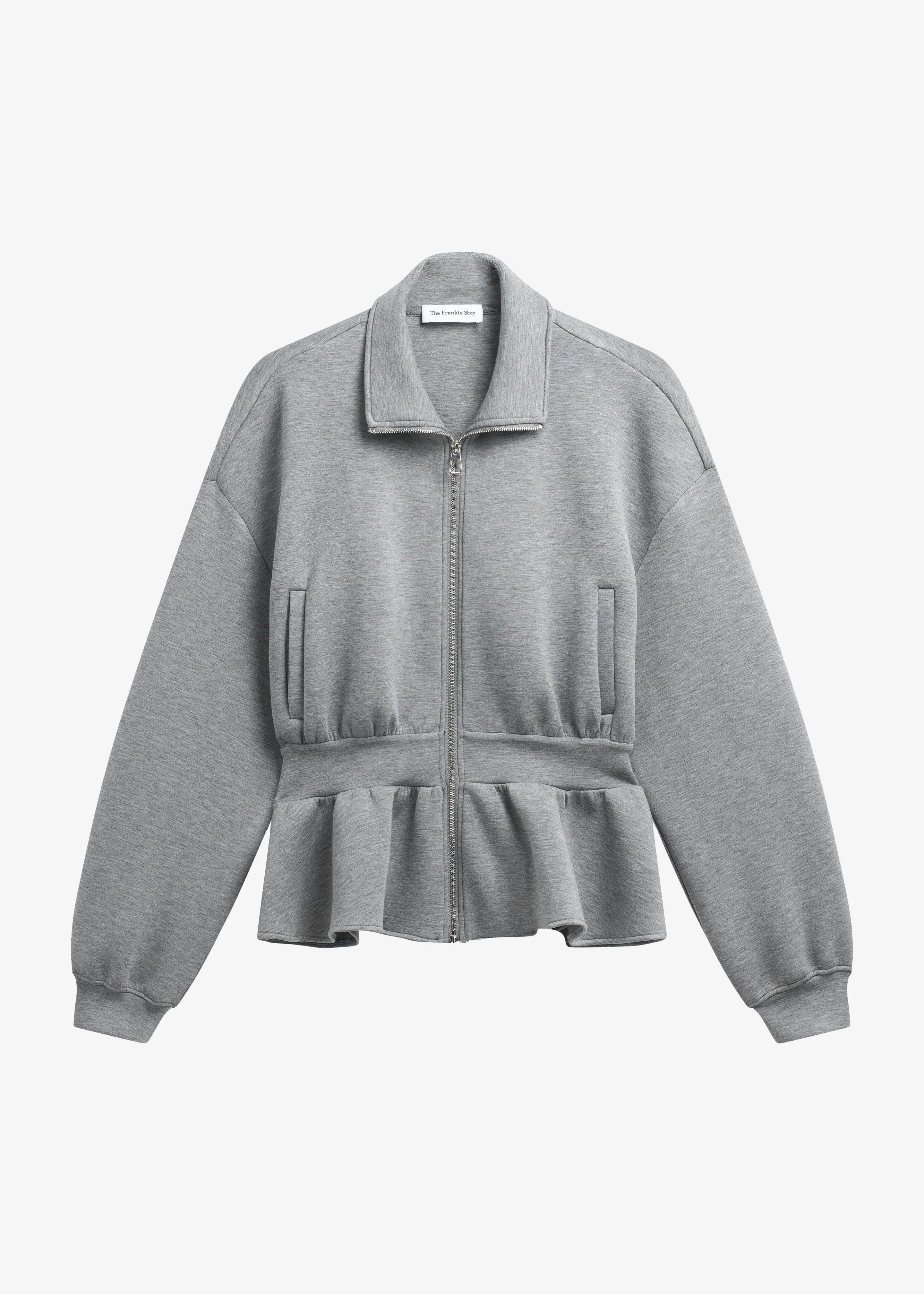 Sorelle Peplum Jacket - Grey - Image 7