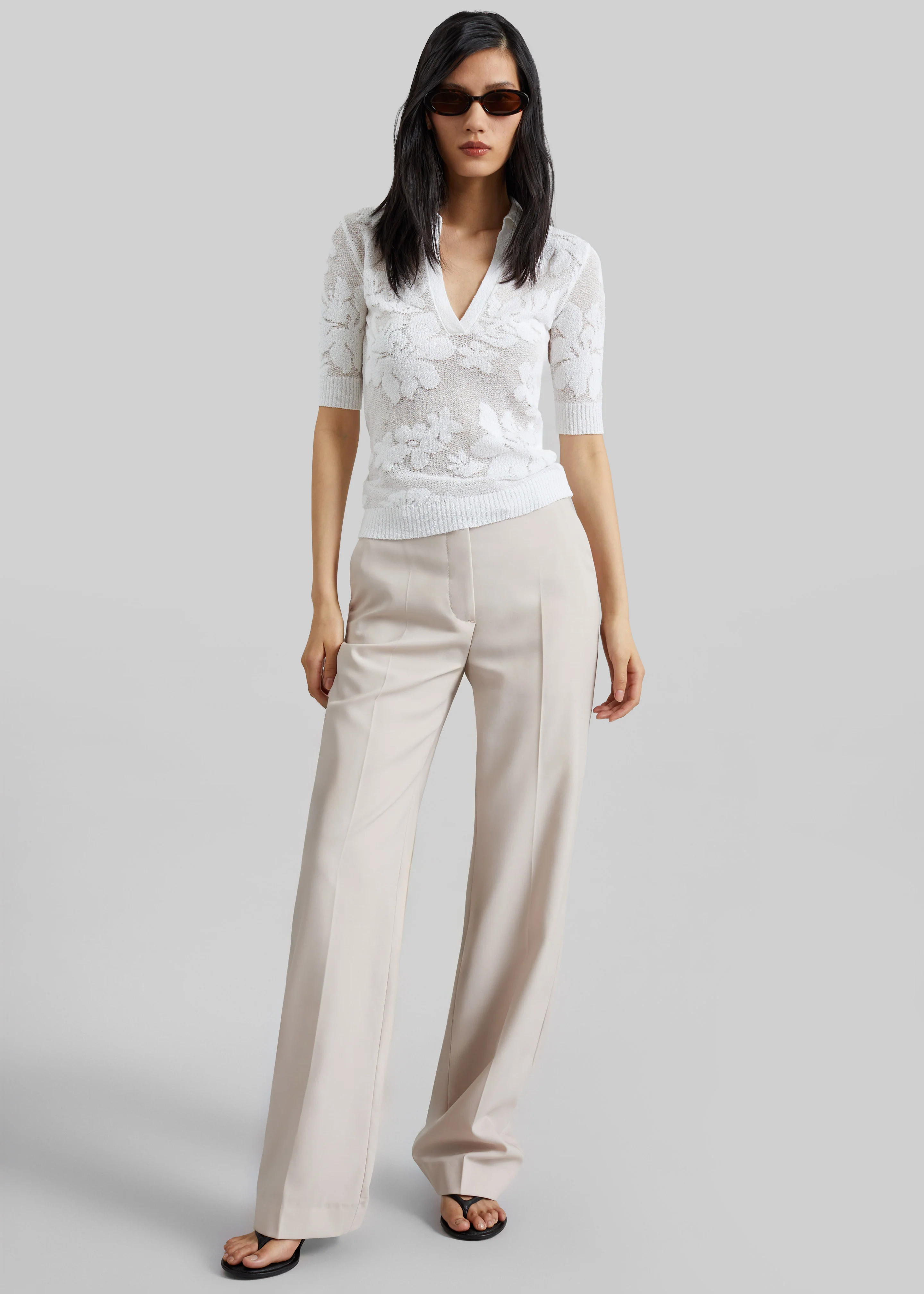 Sportmax Tabarin Polo Shirt - White - Image 3