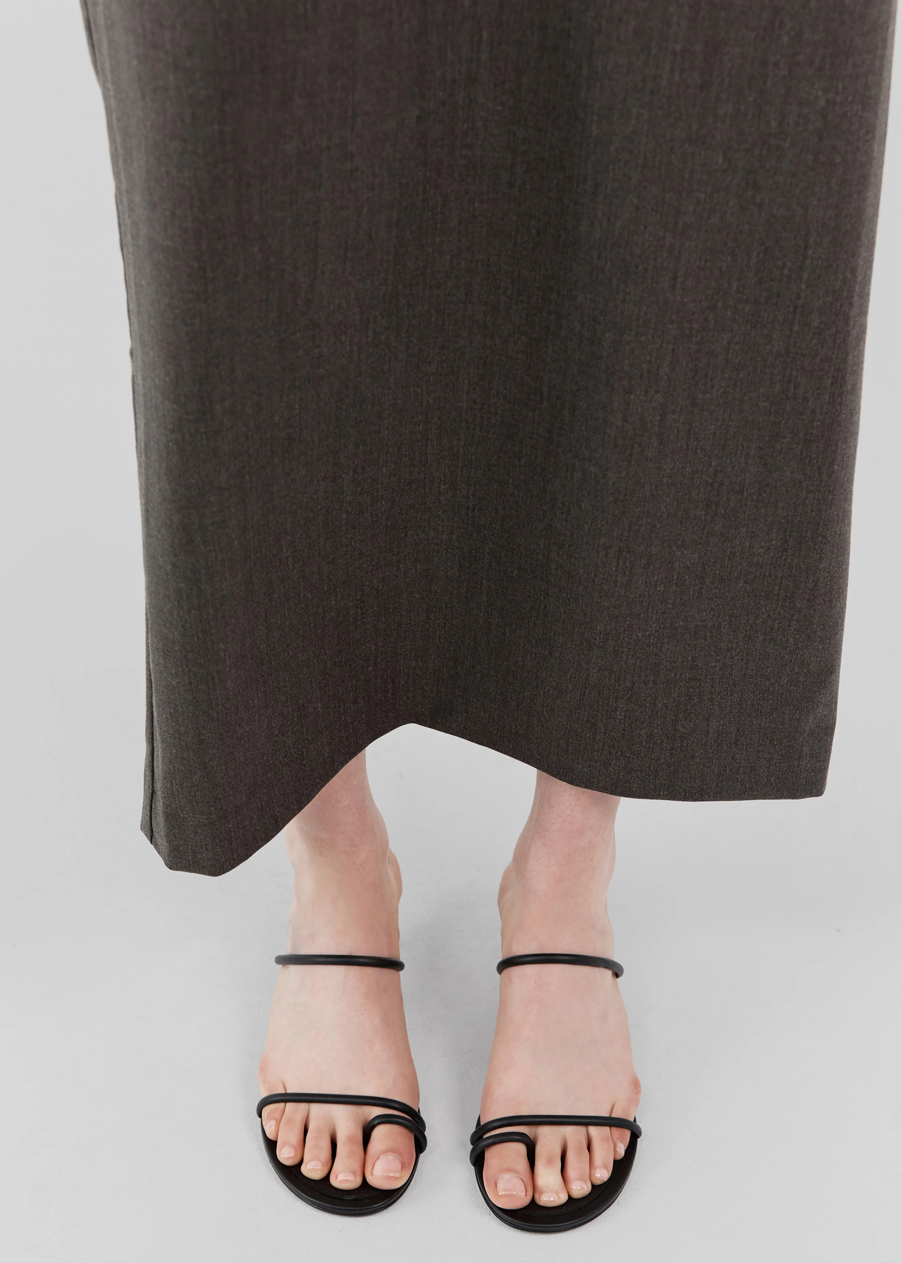 St. Agni Minimal Strap Heels - Black - Image 6