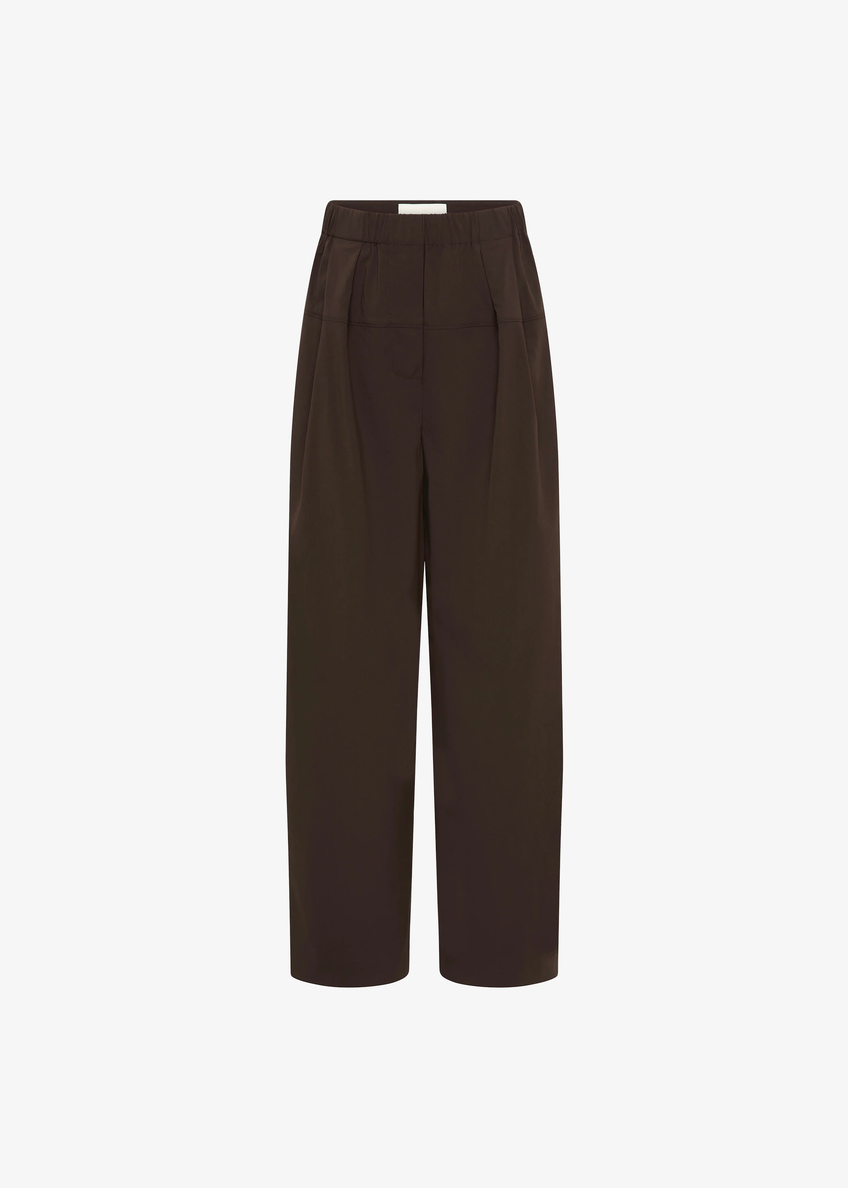 St. Agni Relaxed Pleat Pants - Bark - Image 5