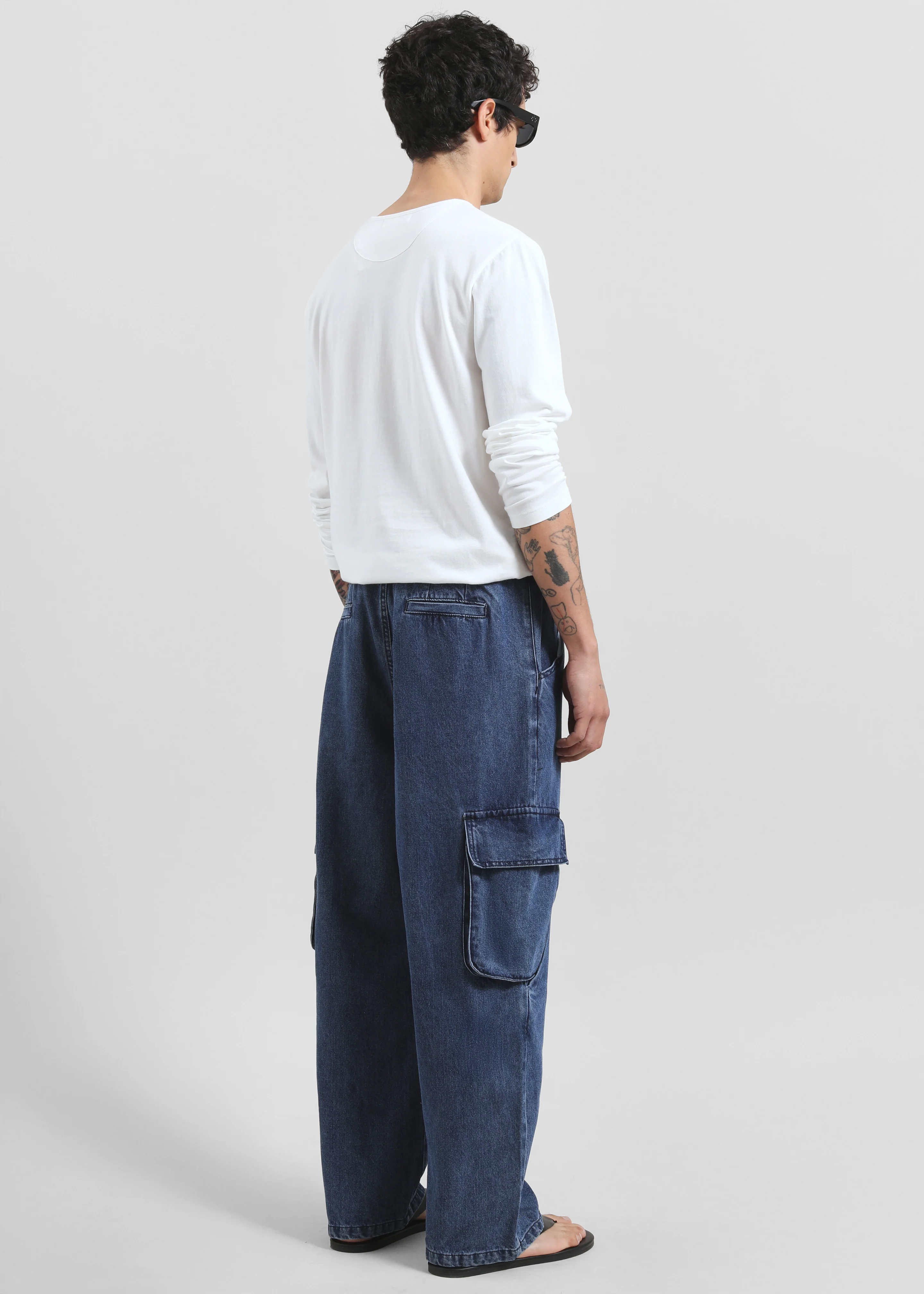 Stobra Cargo Jeans - Medium Wash - Image 7