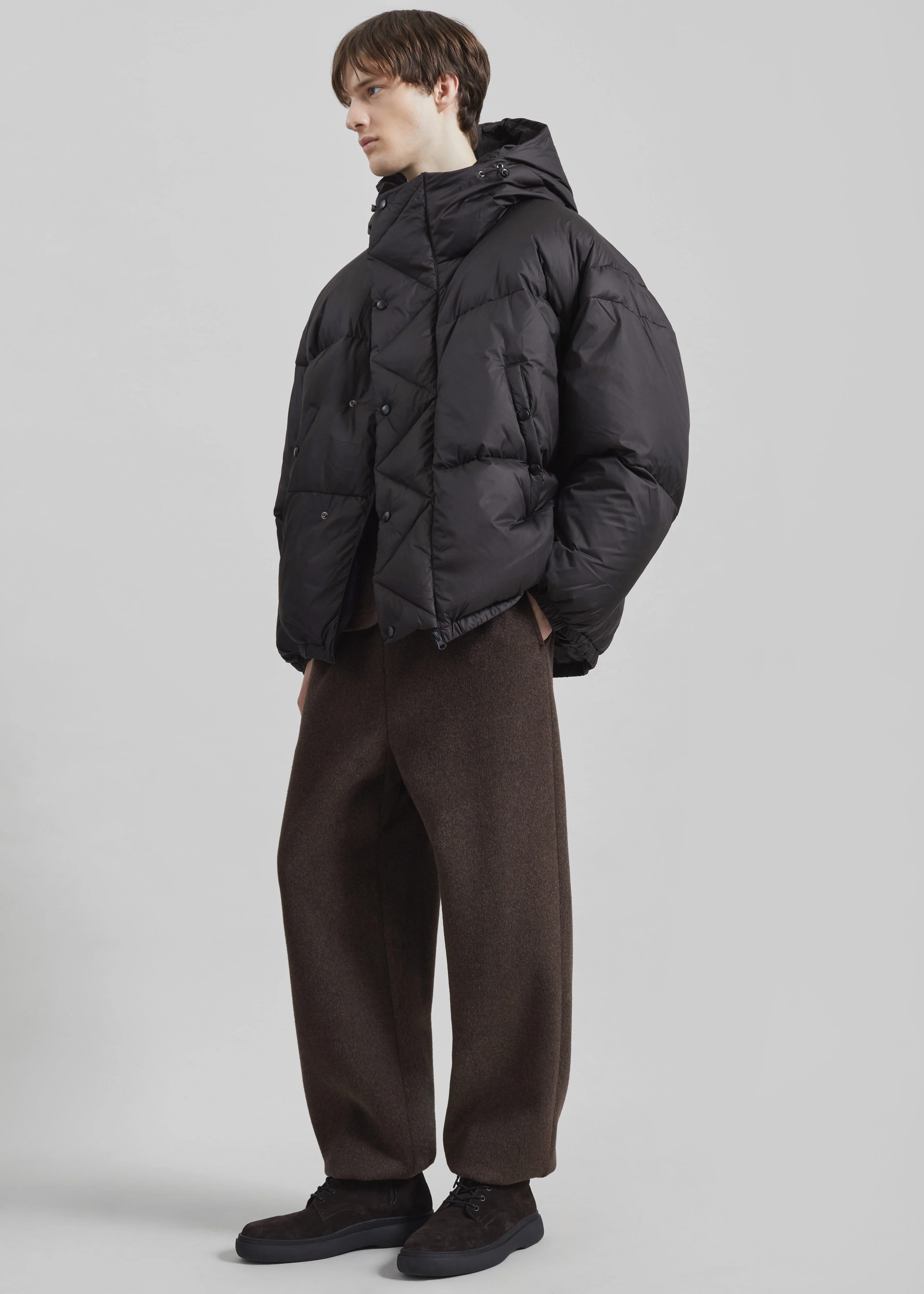 Strabane Puffer Jacket - Black - Image 2