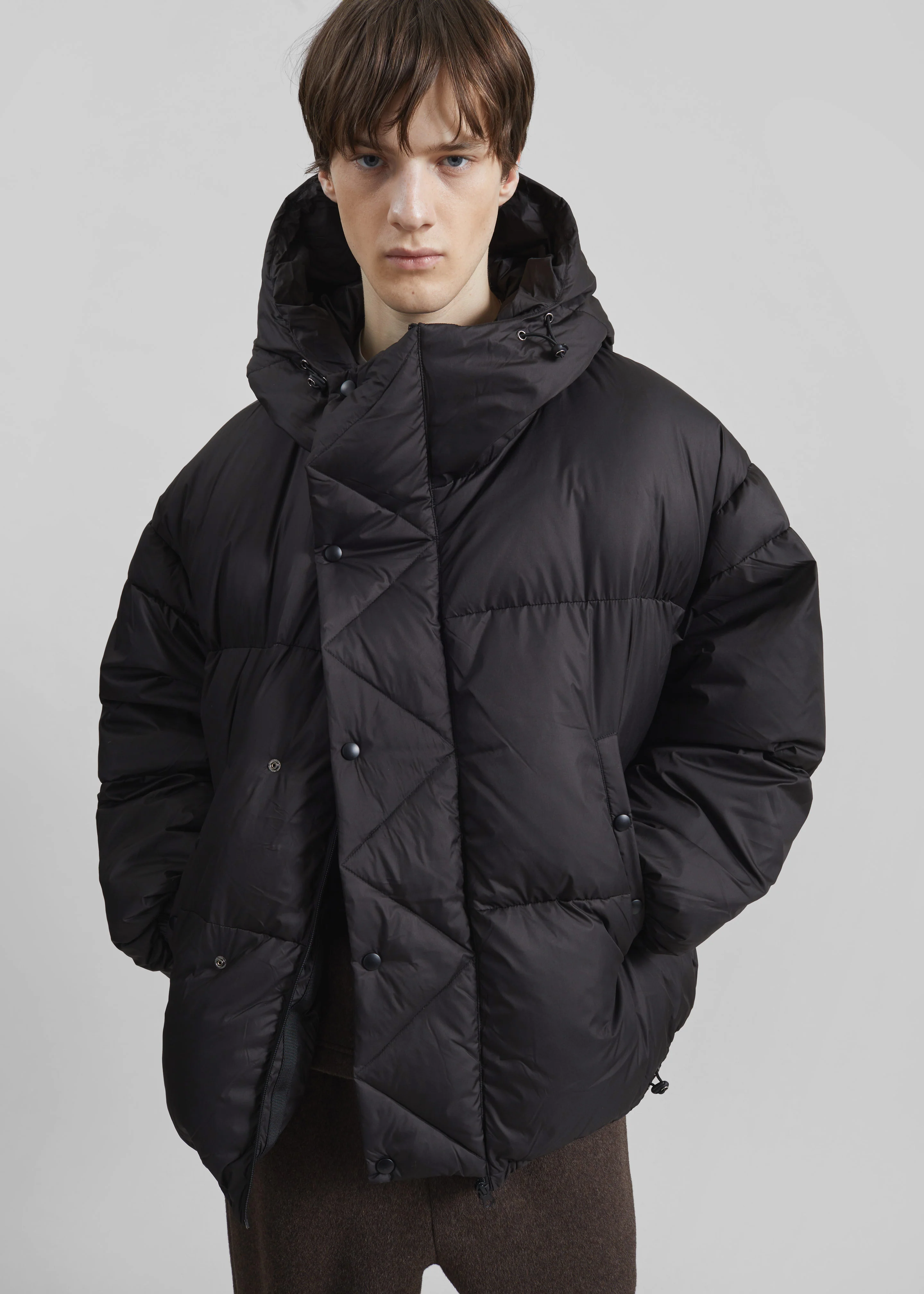 Strabane Puffer Jacket - Black - Image 6