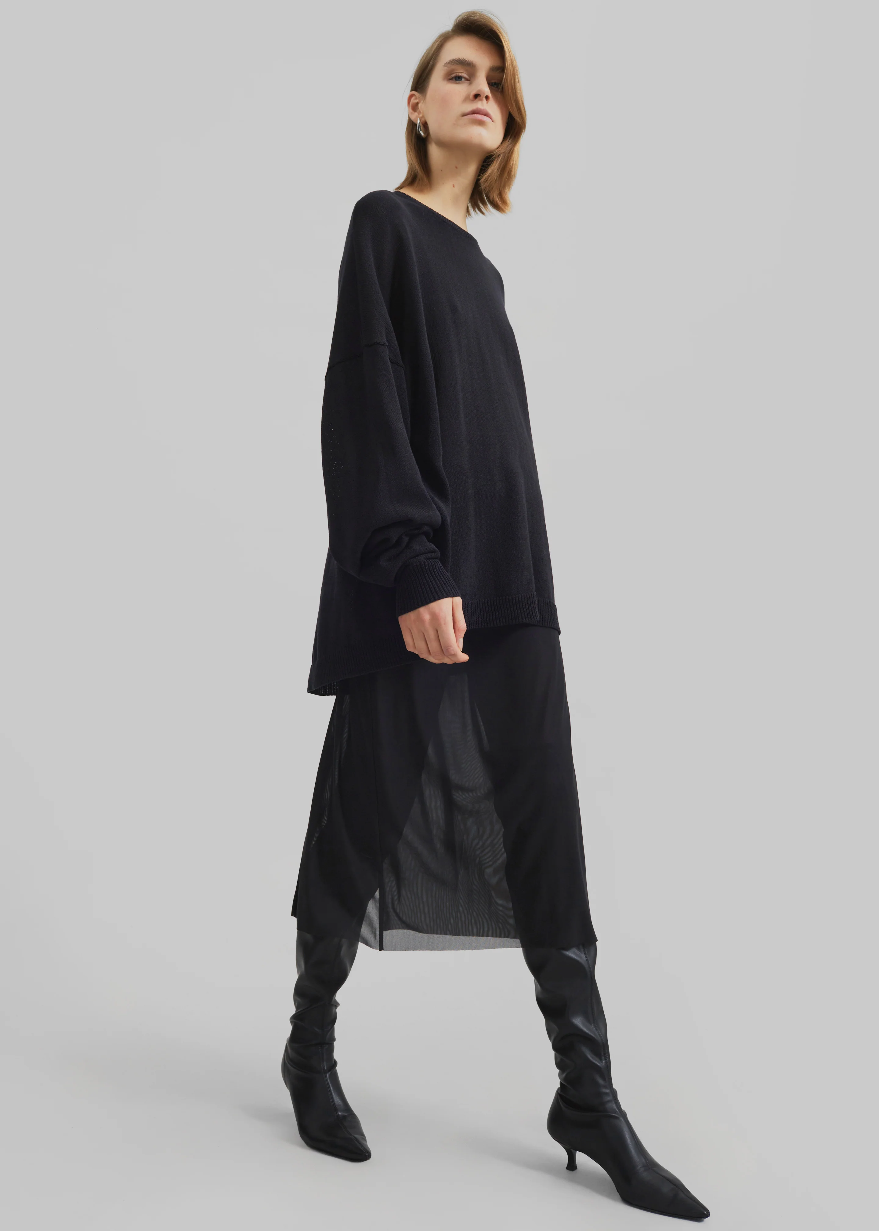 Suva Sheer Skirt - Black - Image 9