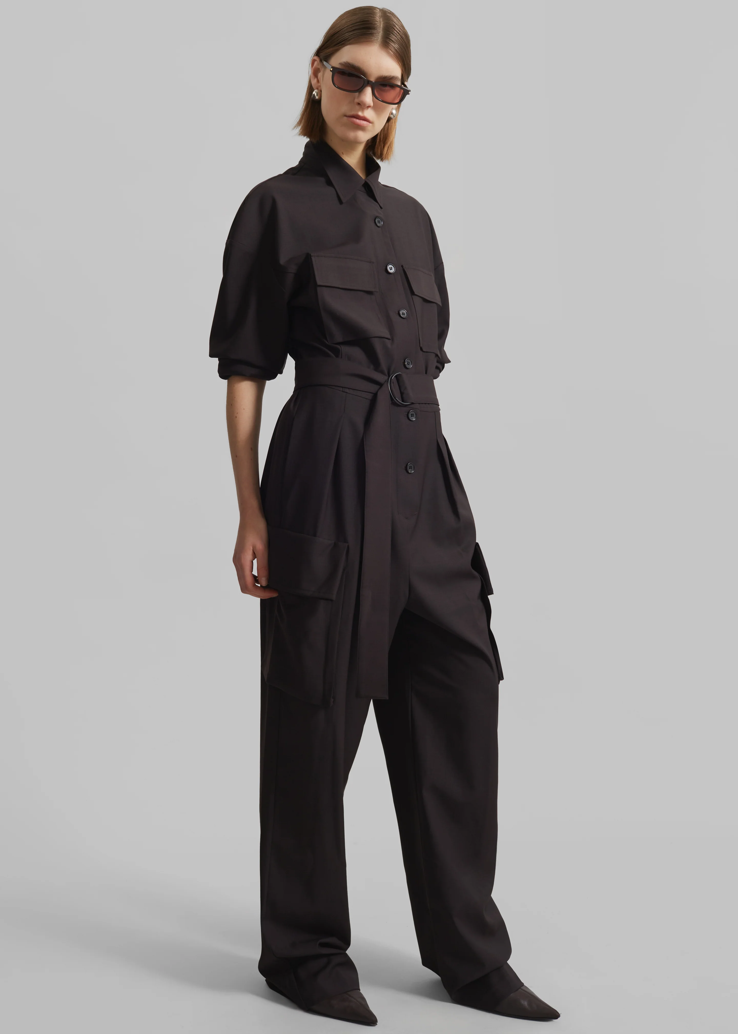 Suzie Jumpsuit - Brown - Image 6