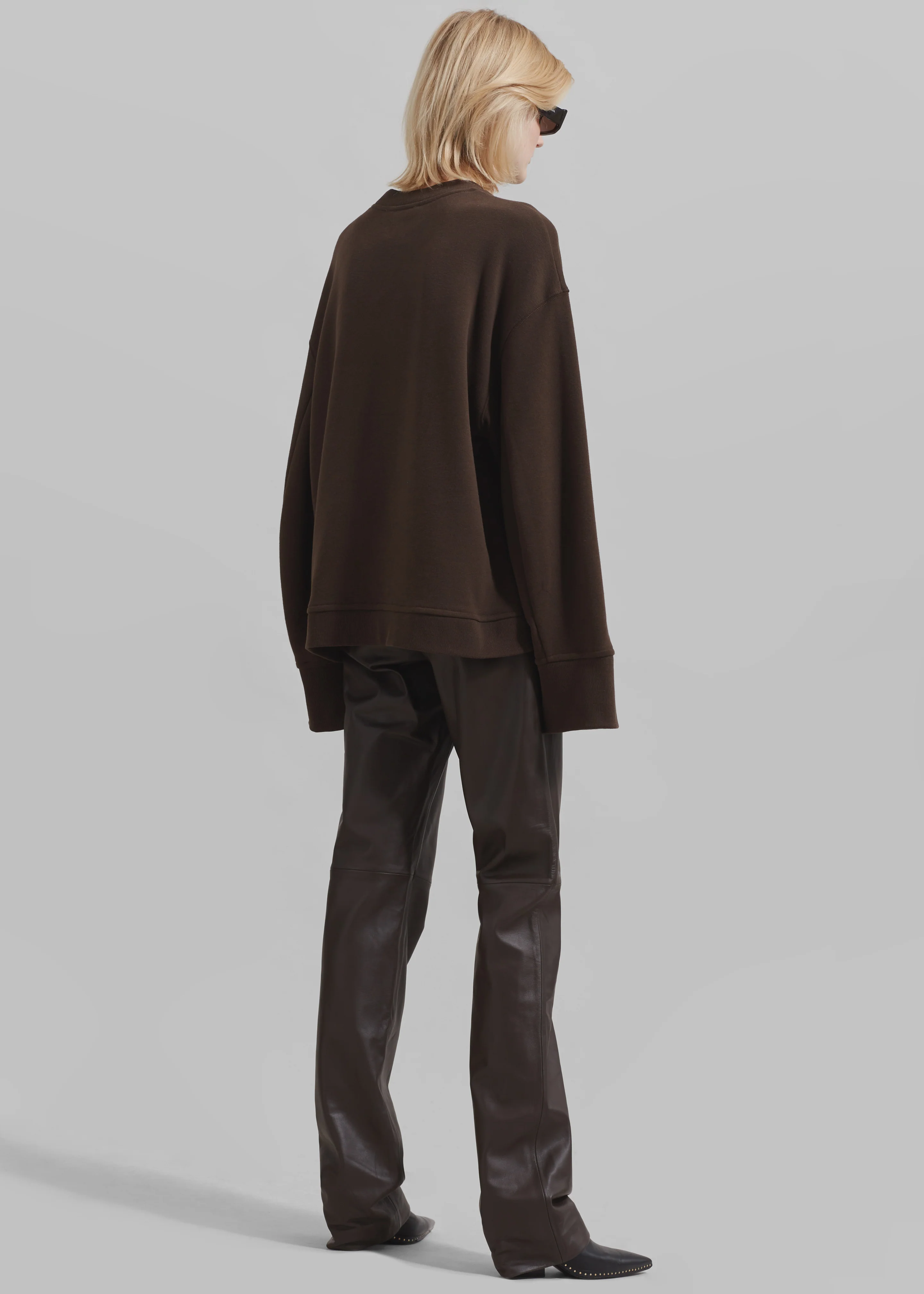 Talia Sweatshirt - Brown - Image 12