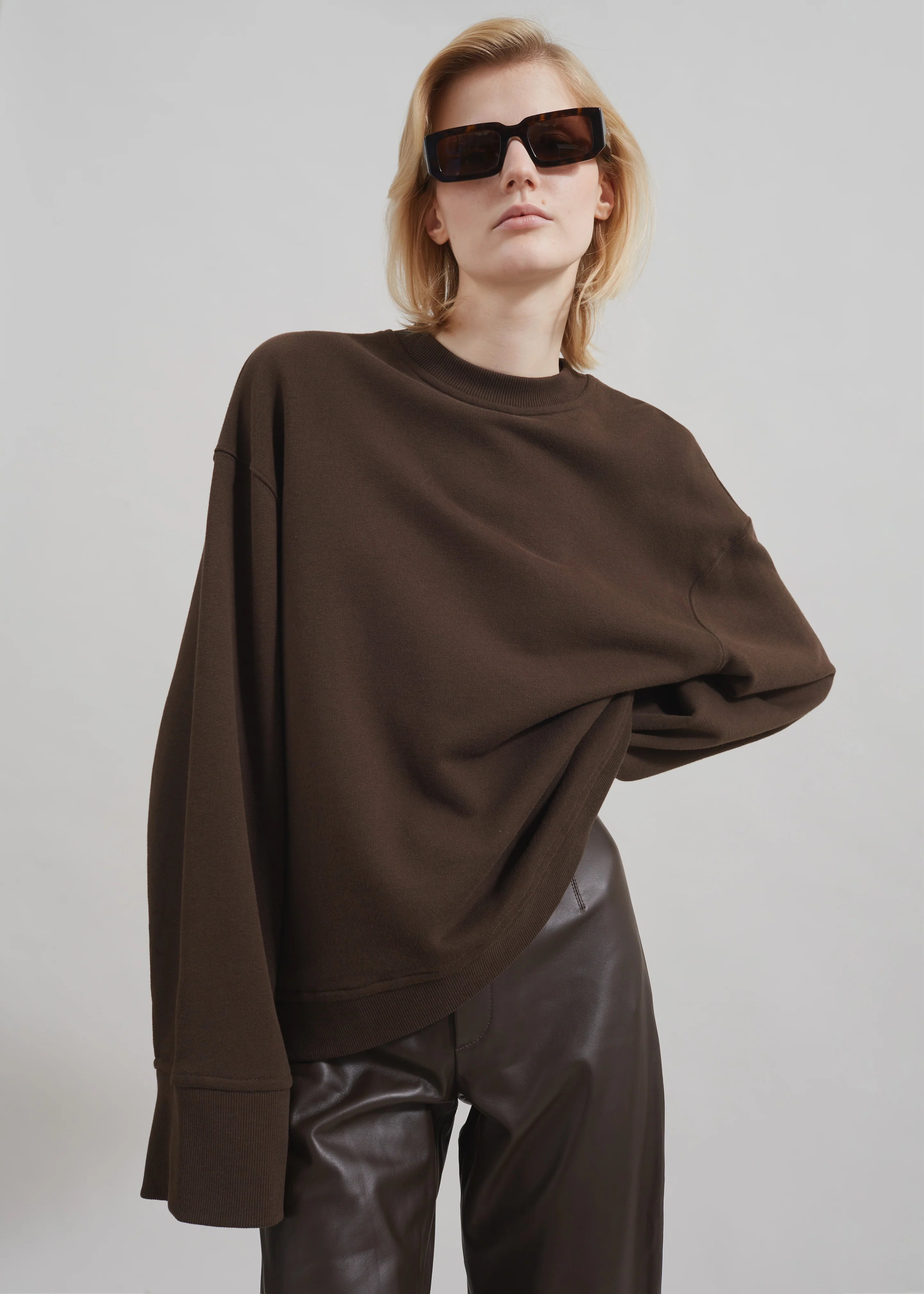 Talia Sweatshirt - Brown - Image 2