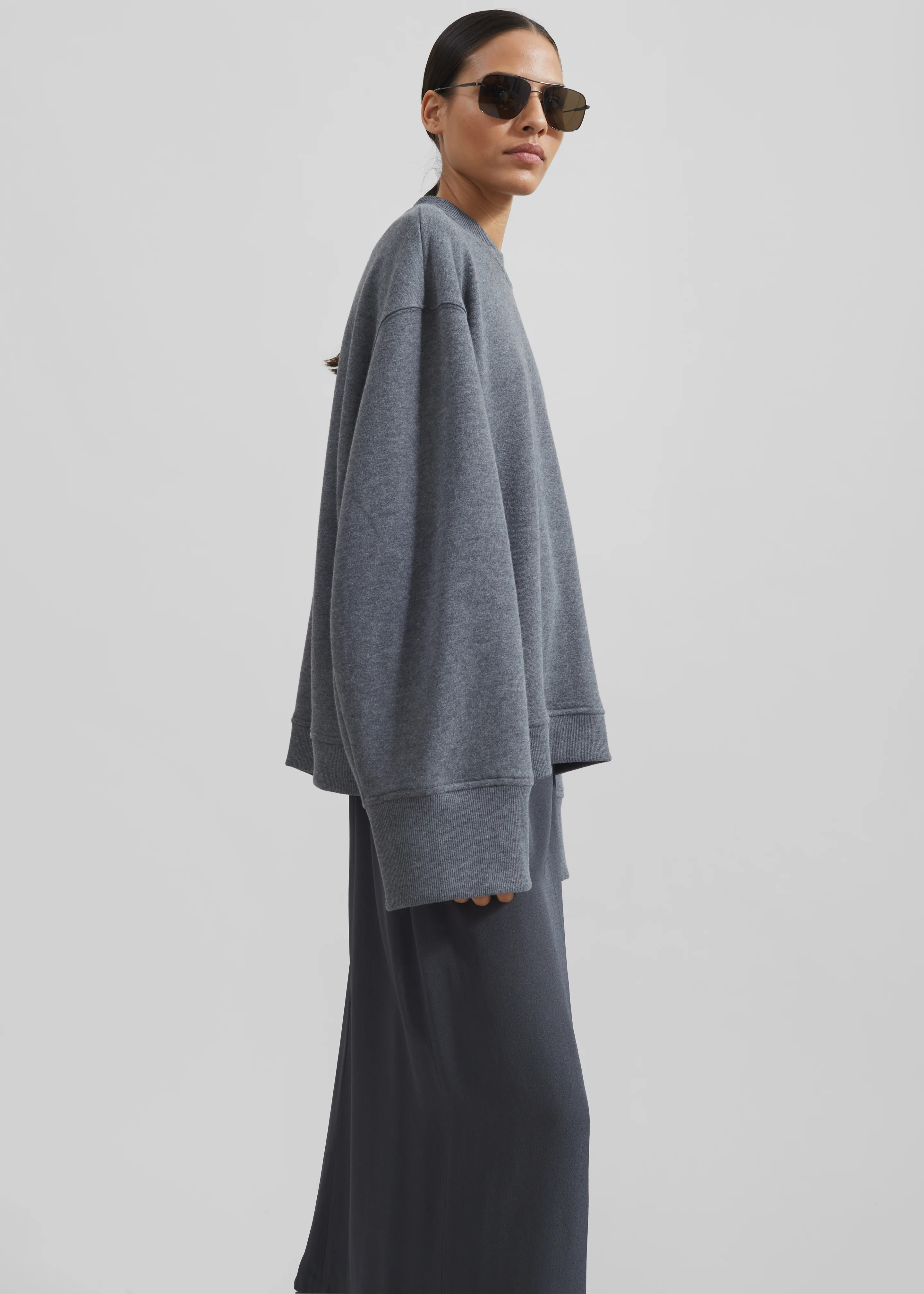 Talia Sweatshirt - Dark Grey - Image 3
