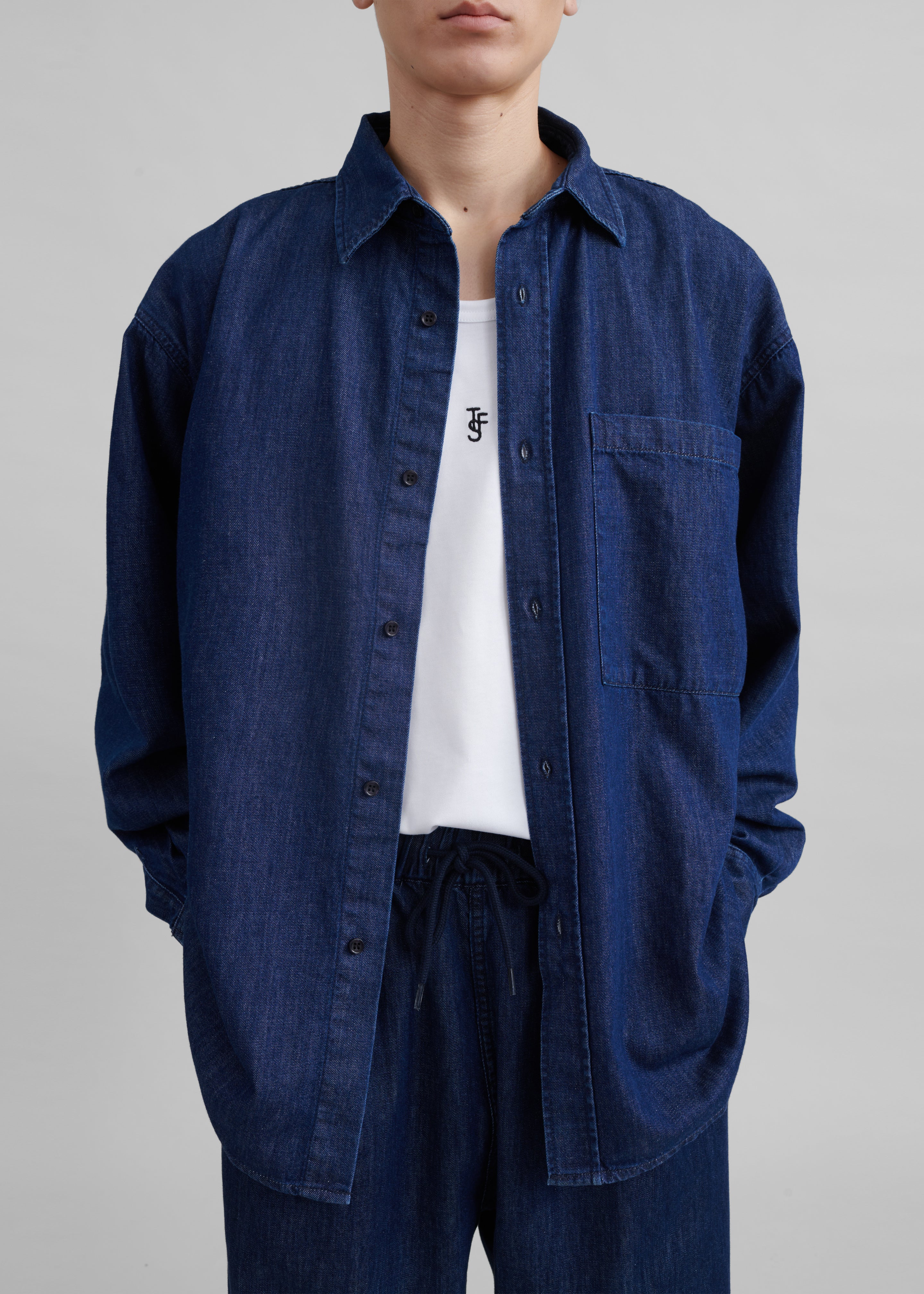 Tanner Denim Shirt - Raw Wash - Image 3