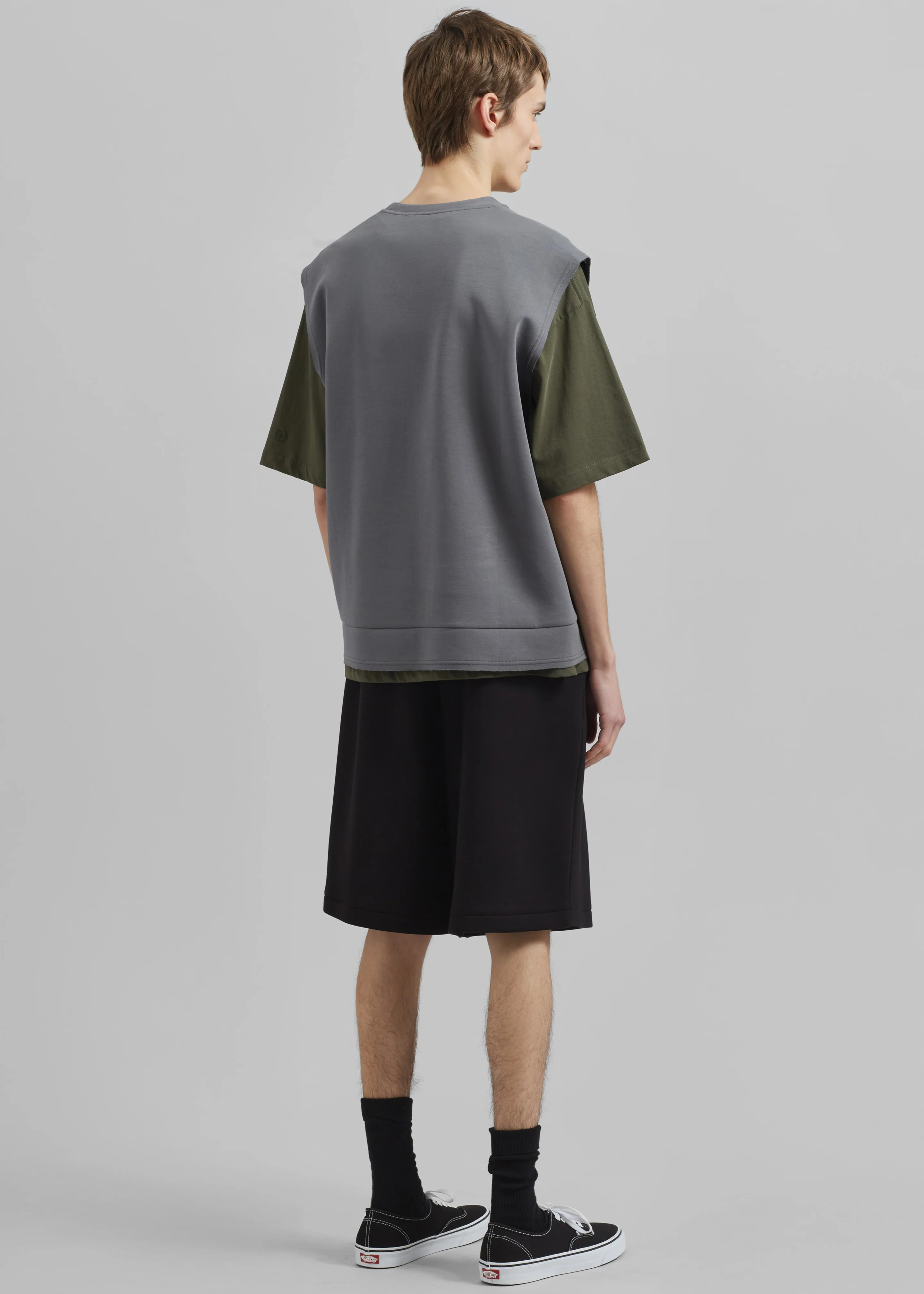 Tate Sweat Shorts - Black - Image 6