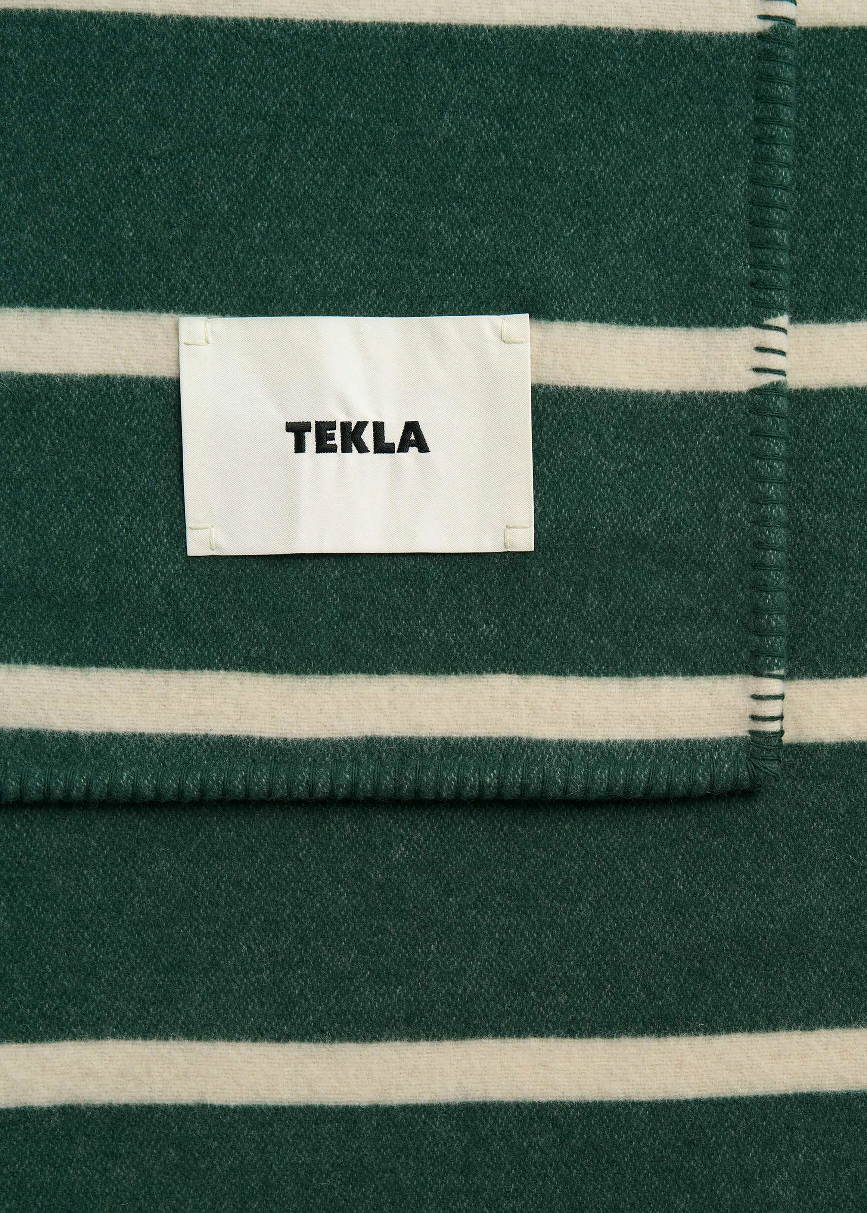 Tekla Lambswool Blanket - Rugby Stripes - Image 4