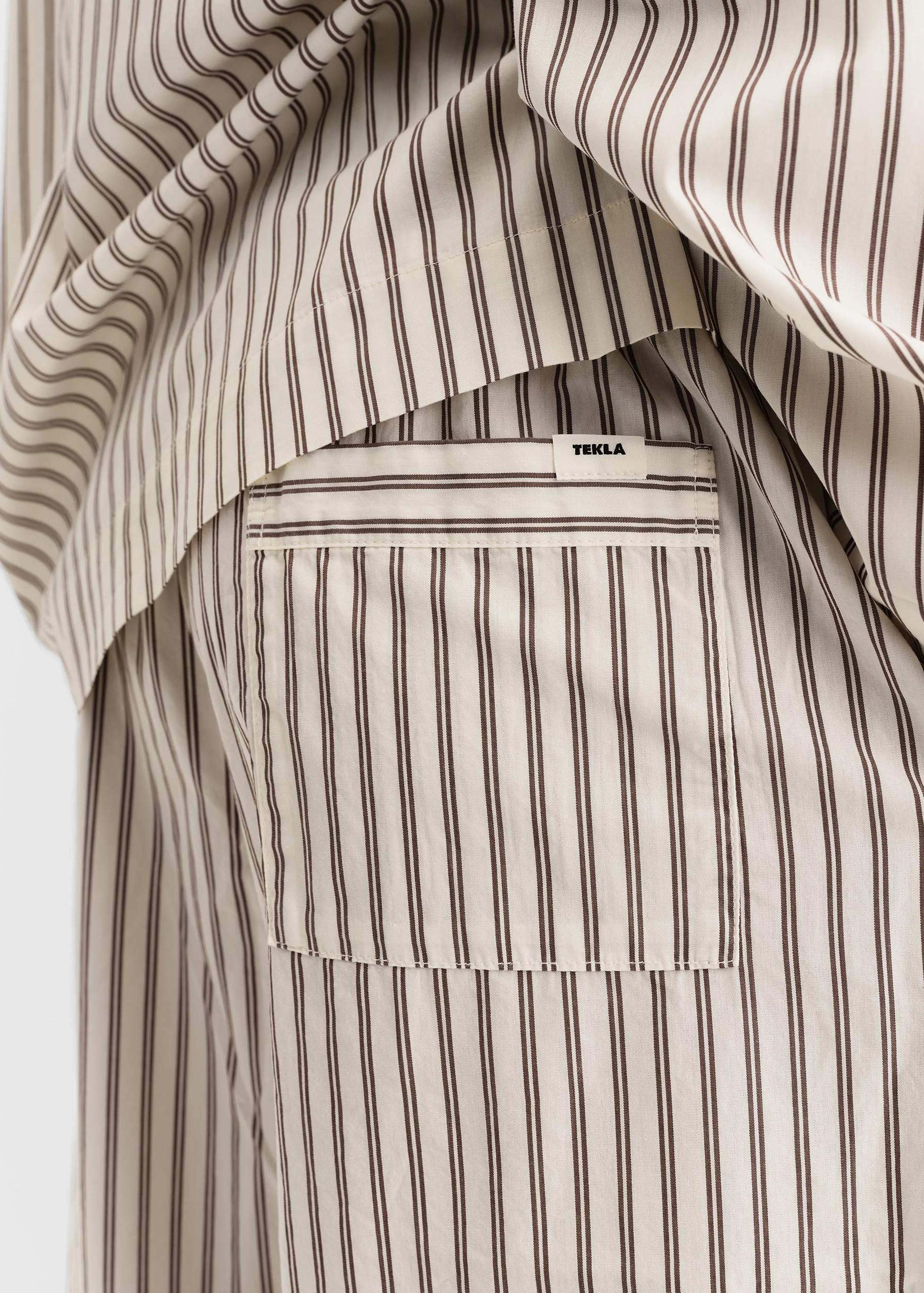 Tekla Poplin Pyjama Pants - Hopper Stripes - Image 6