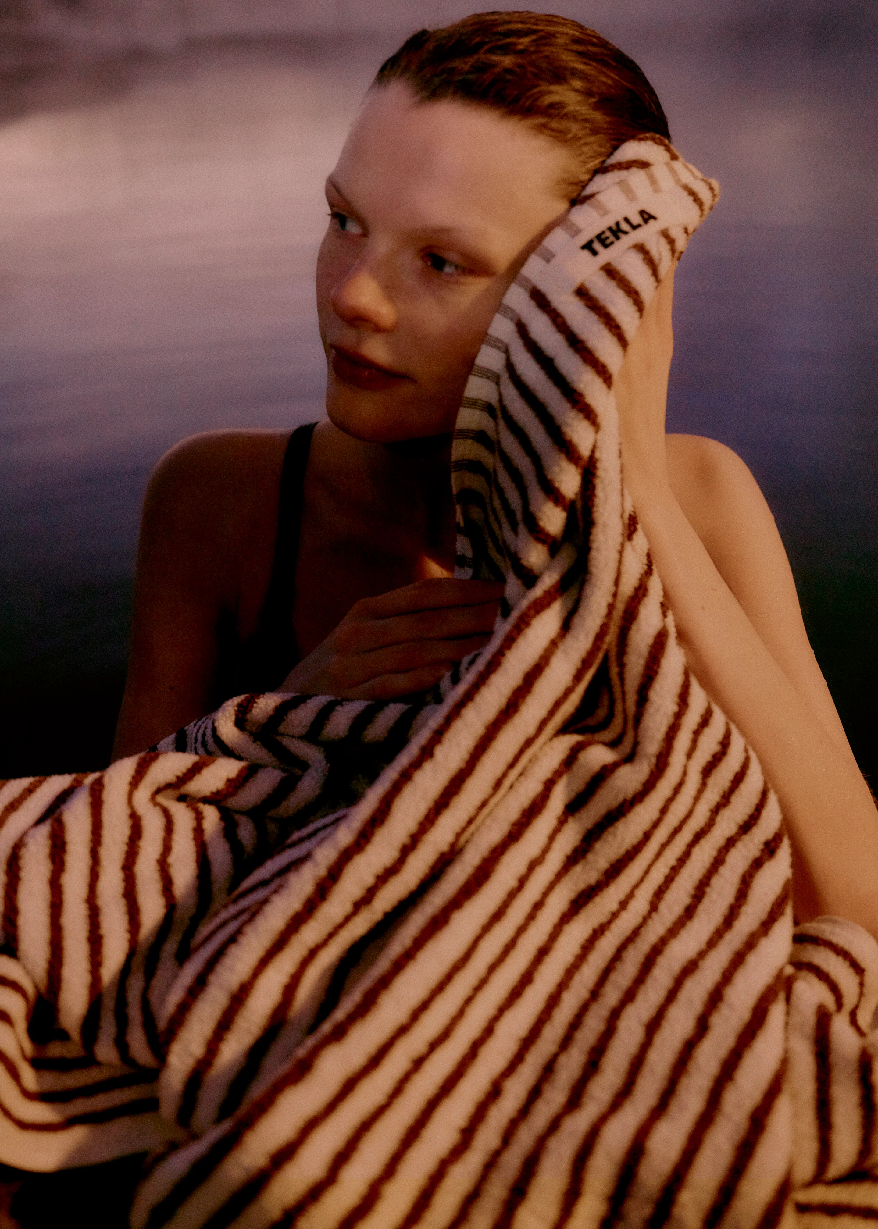 Tekla Towel - Kodiak Stripes - Image 4