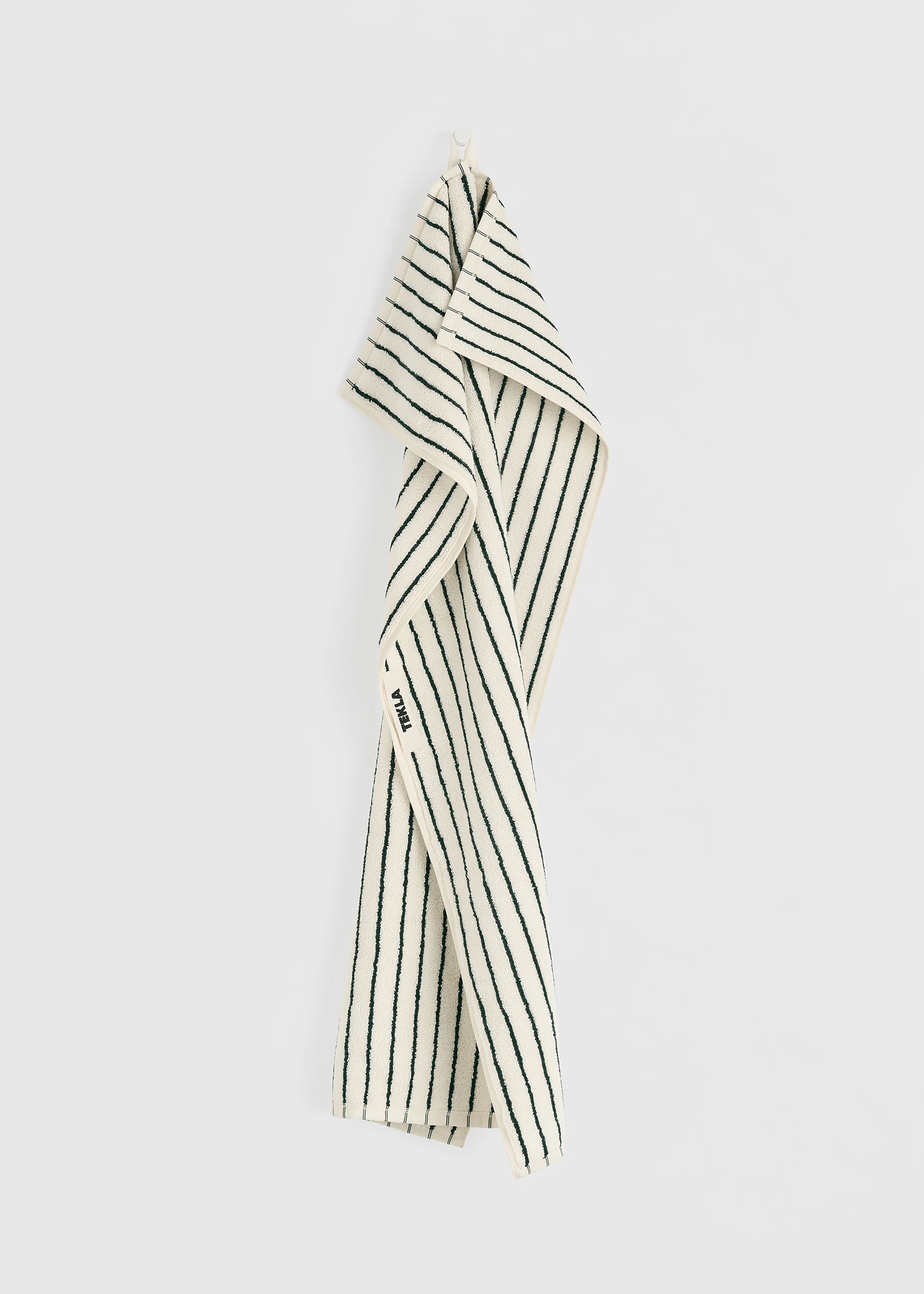 Tekla Towel - Racing Green Stripes - Image 12