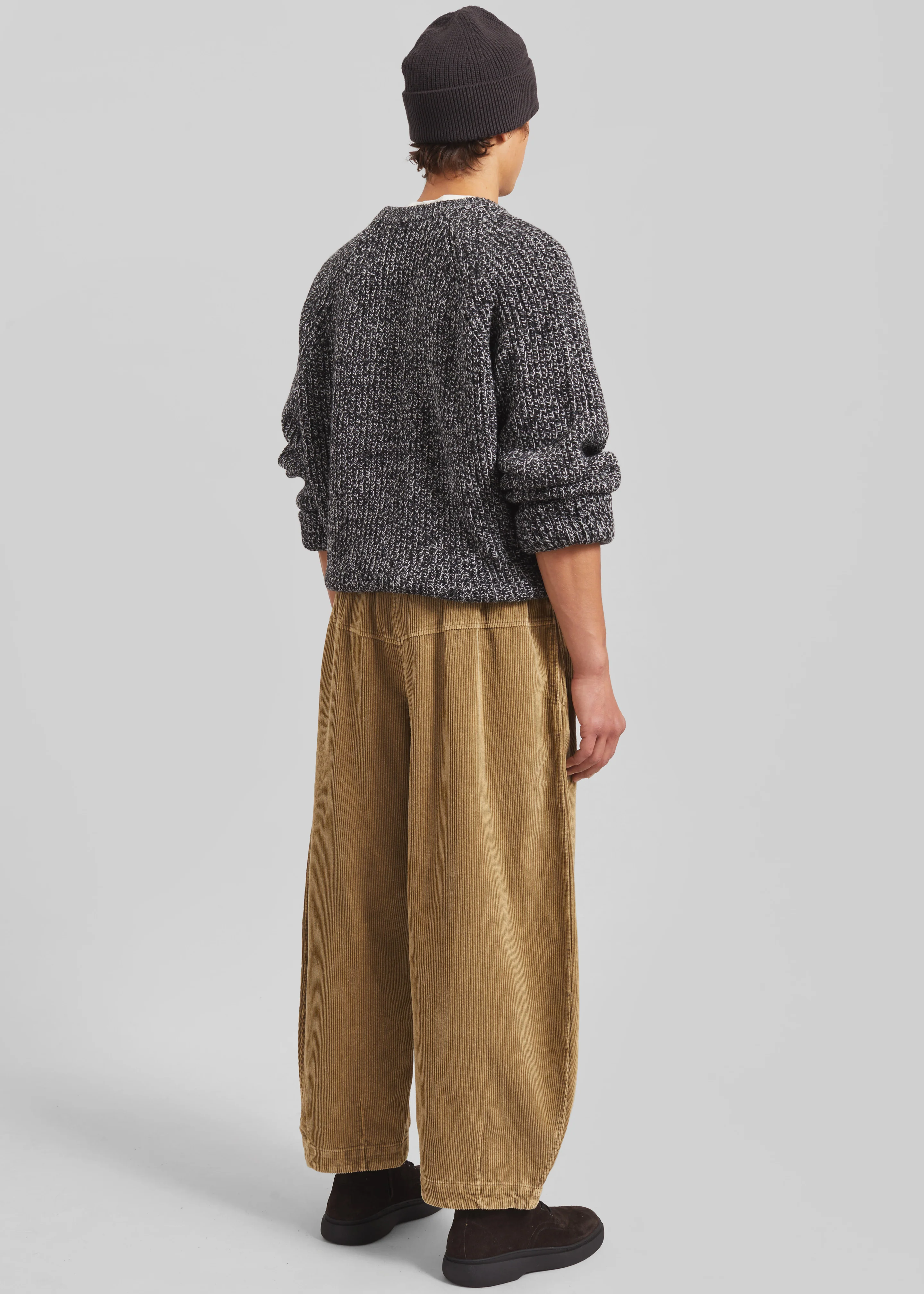 Telfer Corduroy Balloon Pants - Beige - Image 5