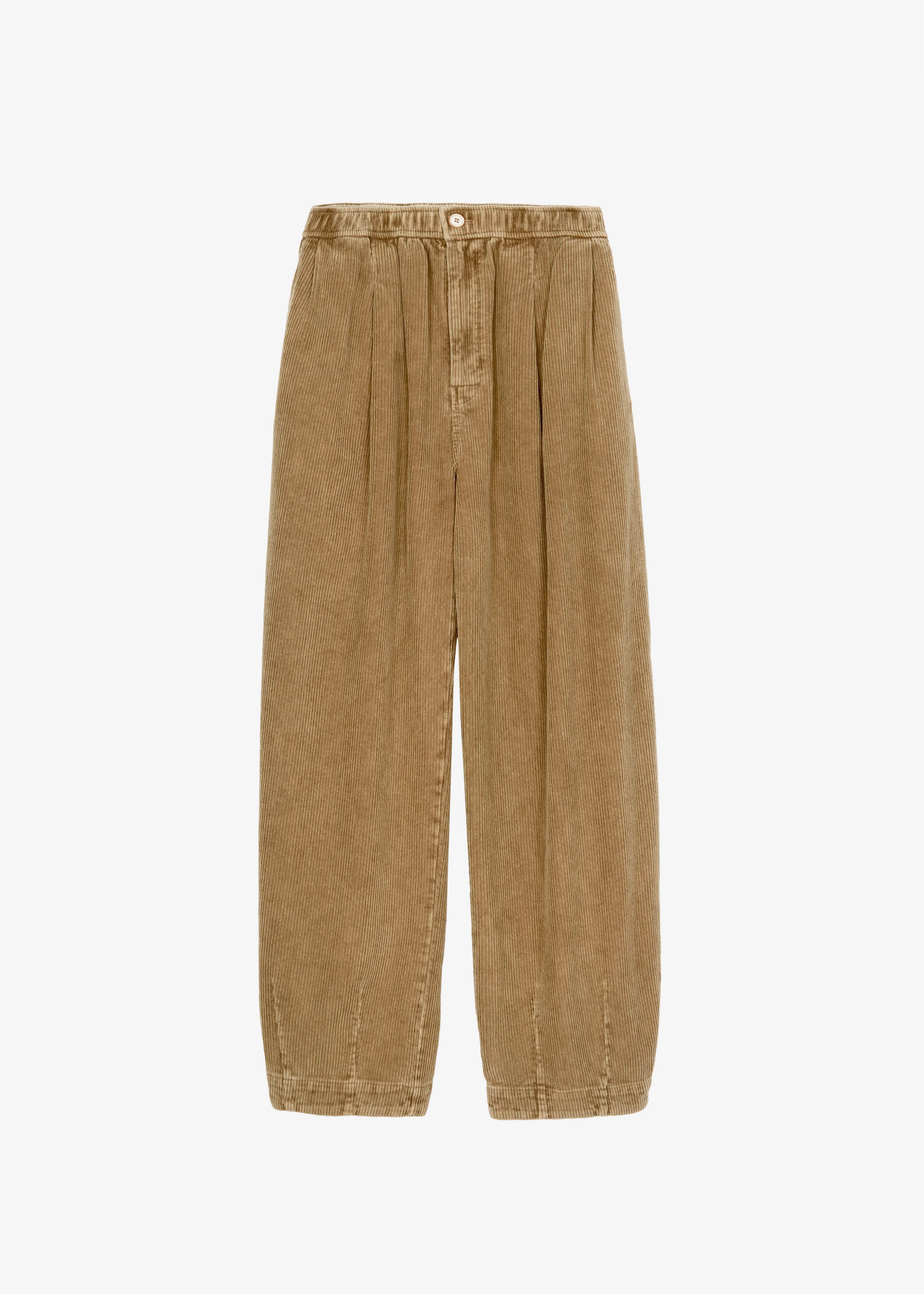Telfer Corduroy Balloon Pants - Beige - Image 6