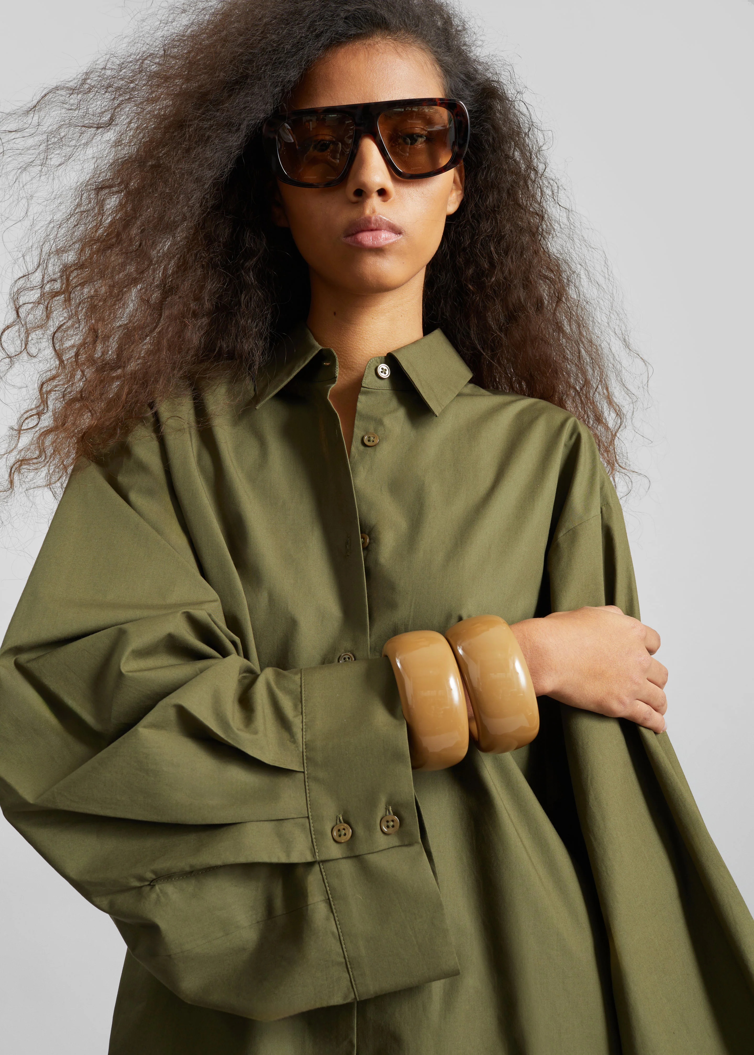 TFS Glossy Bangle - Camel - Image 9