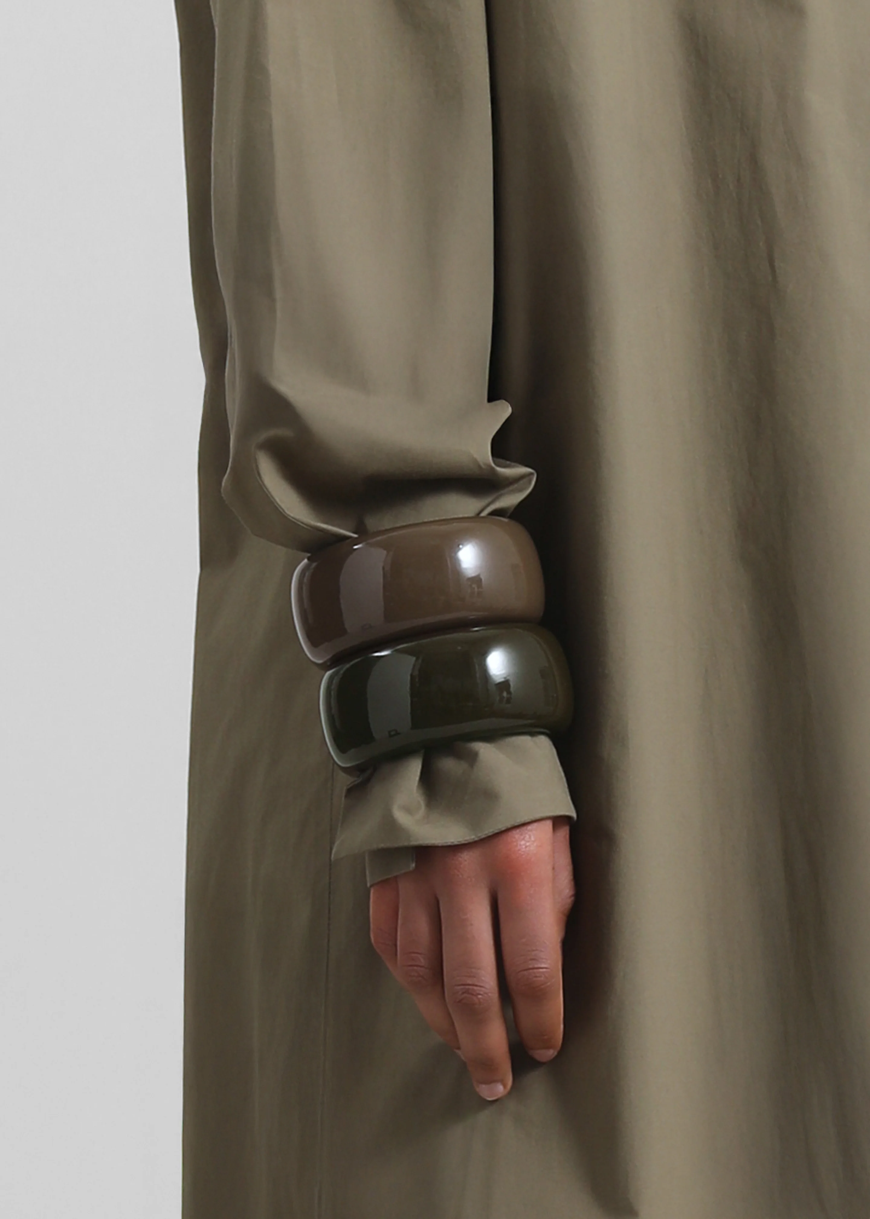 TFS Glossy Bangle - Light Khaki - Image 5