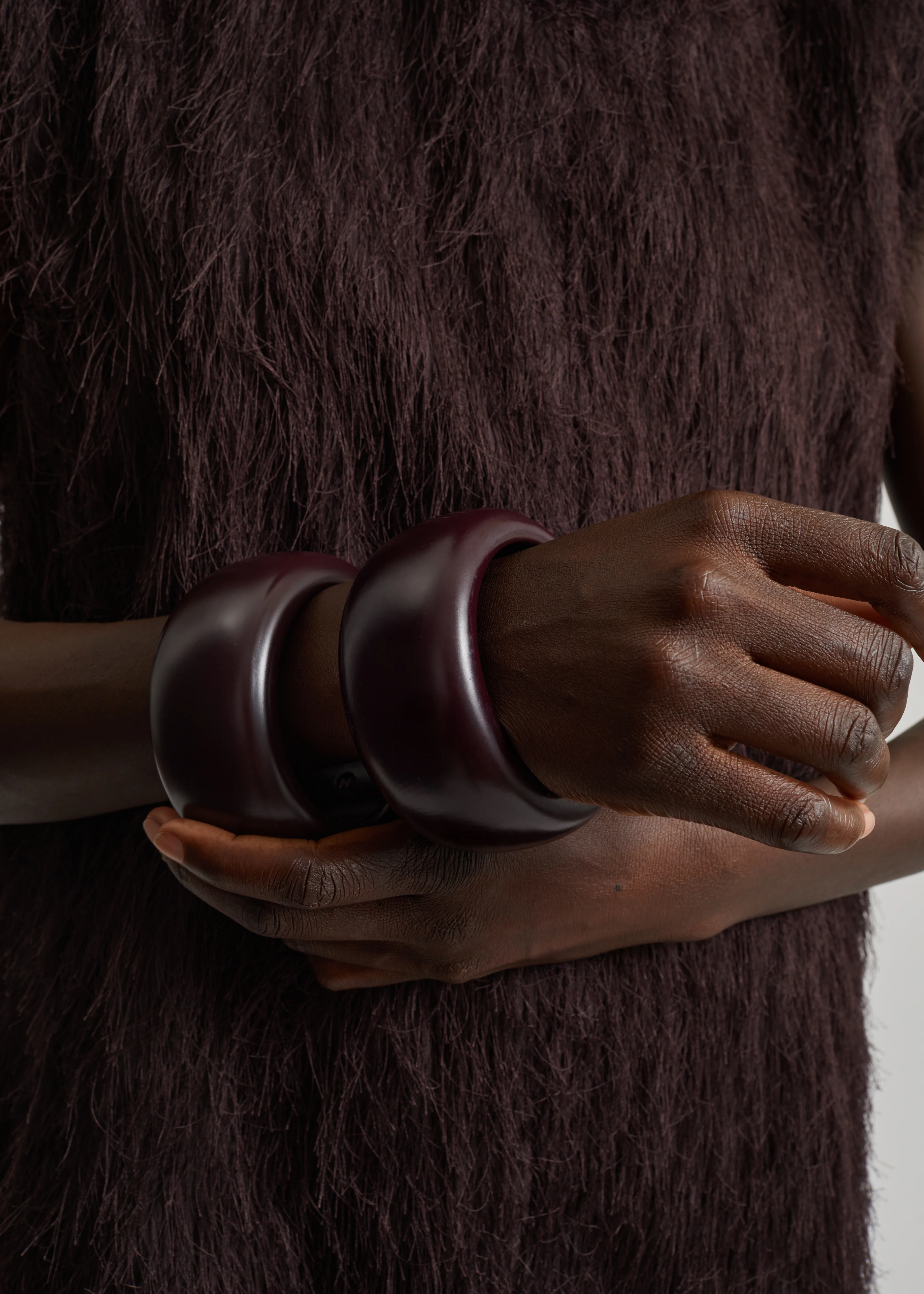 TFS Matte Bangle - Burgundy - Image 5
