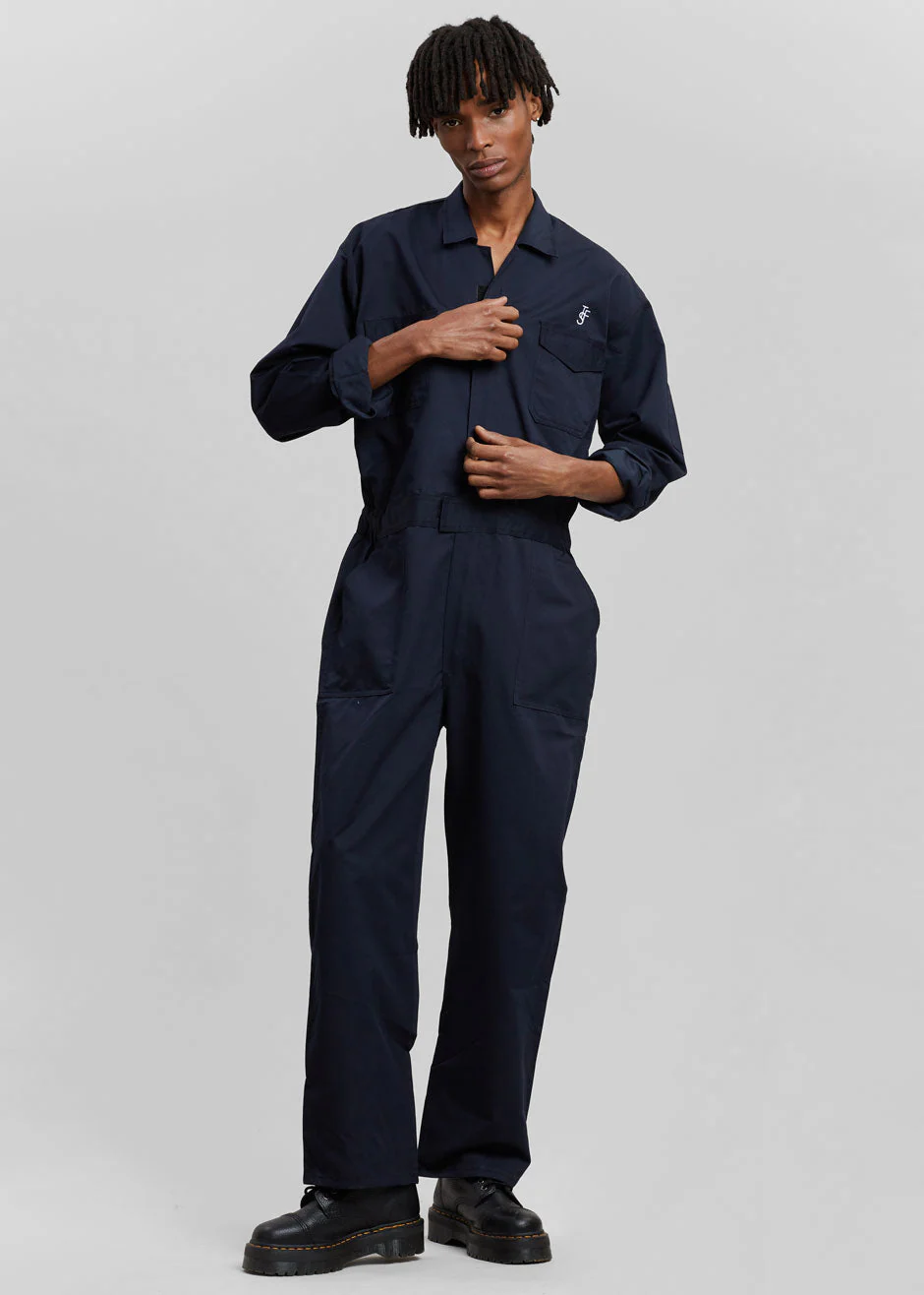 TFS Oversized Boiler Suit - Navy - Image 11