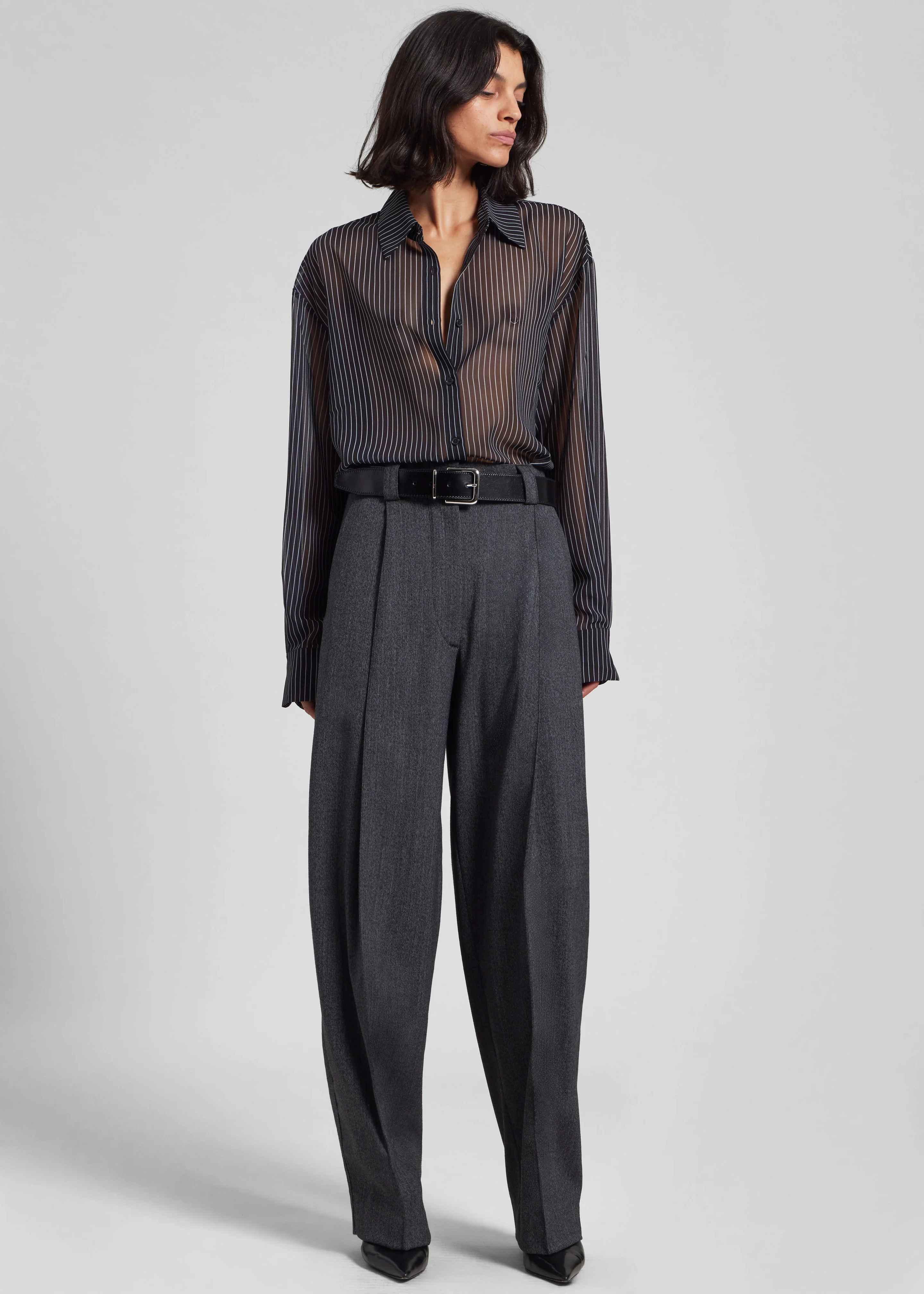 TheLatest Cara Pants - Dark Grey - Image 2