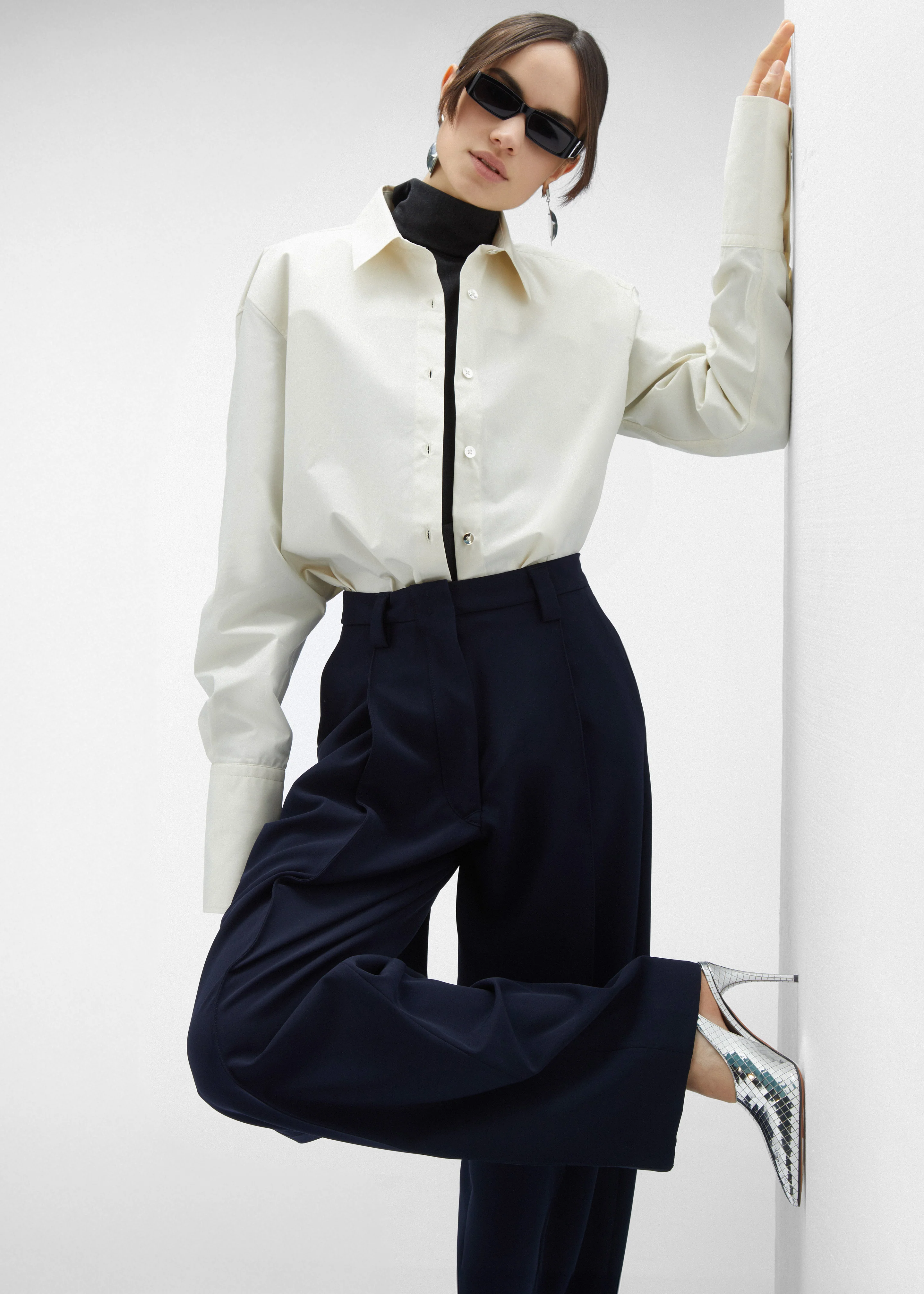 TheLatest Codie Poplin Shirt - Butter - Image 3