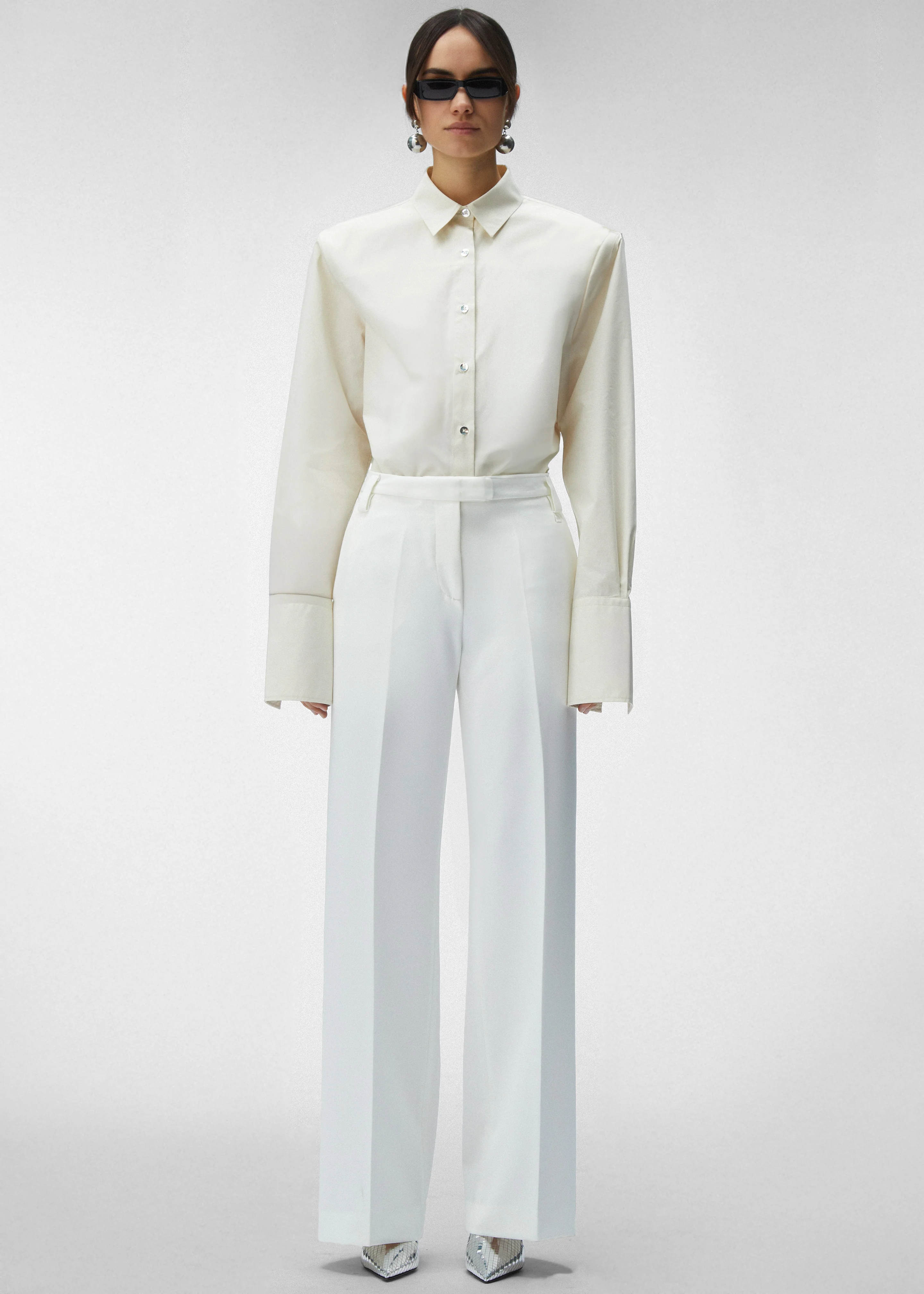 TheLatest Codie Poplin Shirt - Butter - Image 5