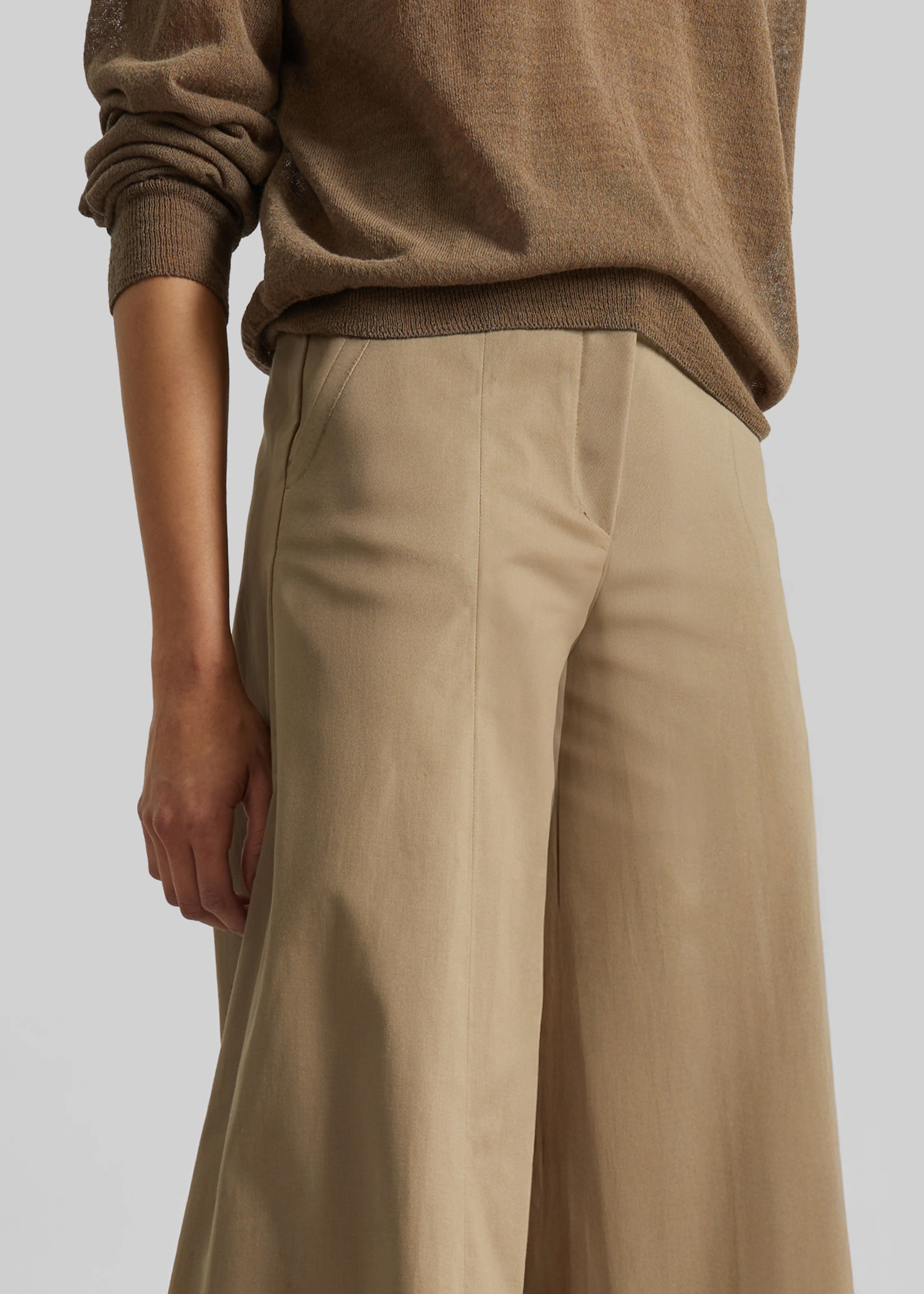 TheLatest D-Alma Pants - Cognac - Image 4