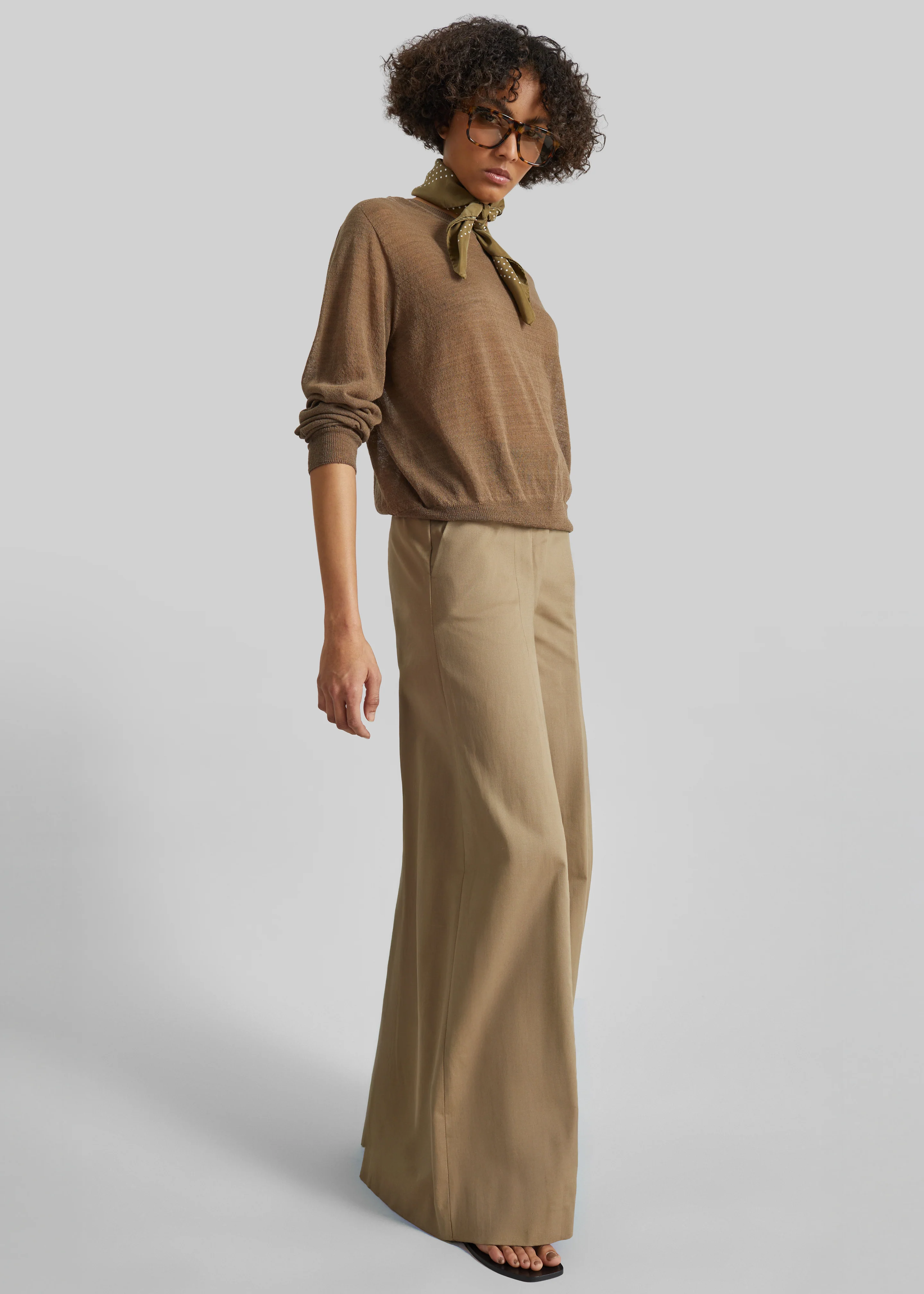 TheLatest D-Alma Pants - Cognac - Image 5